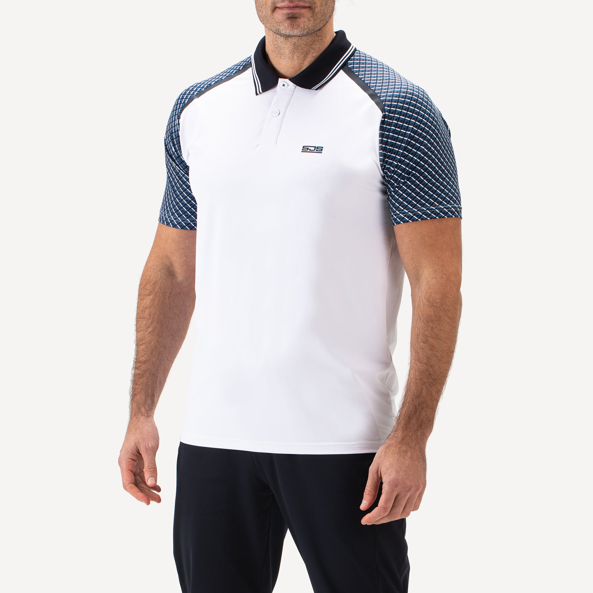 Sjeng Sports Boax Men's Tennis Polo - White (1)