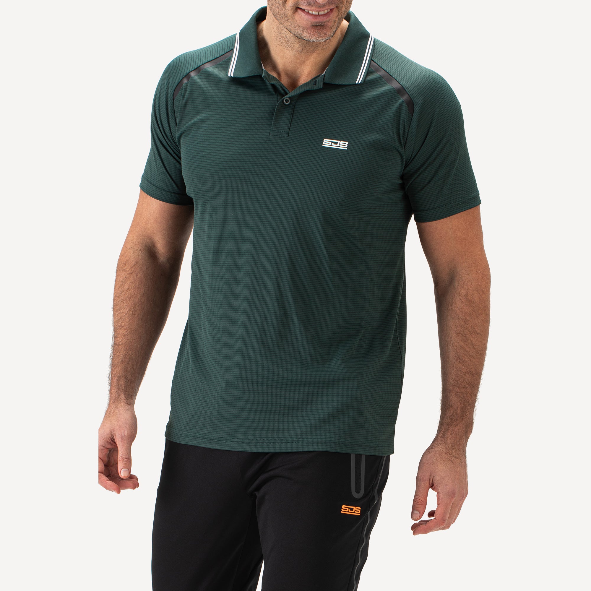 Sjeng Sports Brandon Men's Tennis Polo - Green (1)