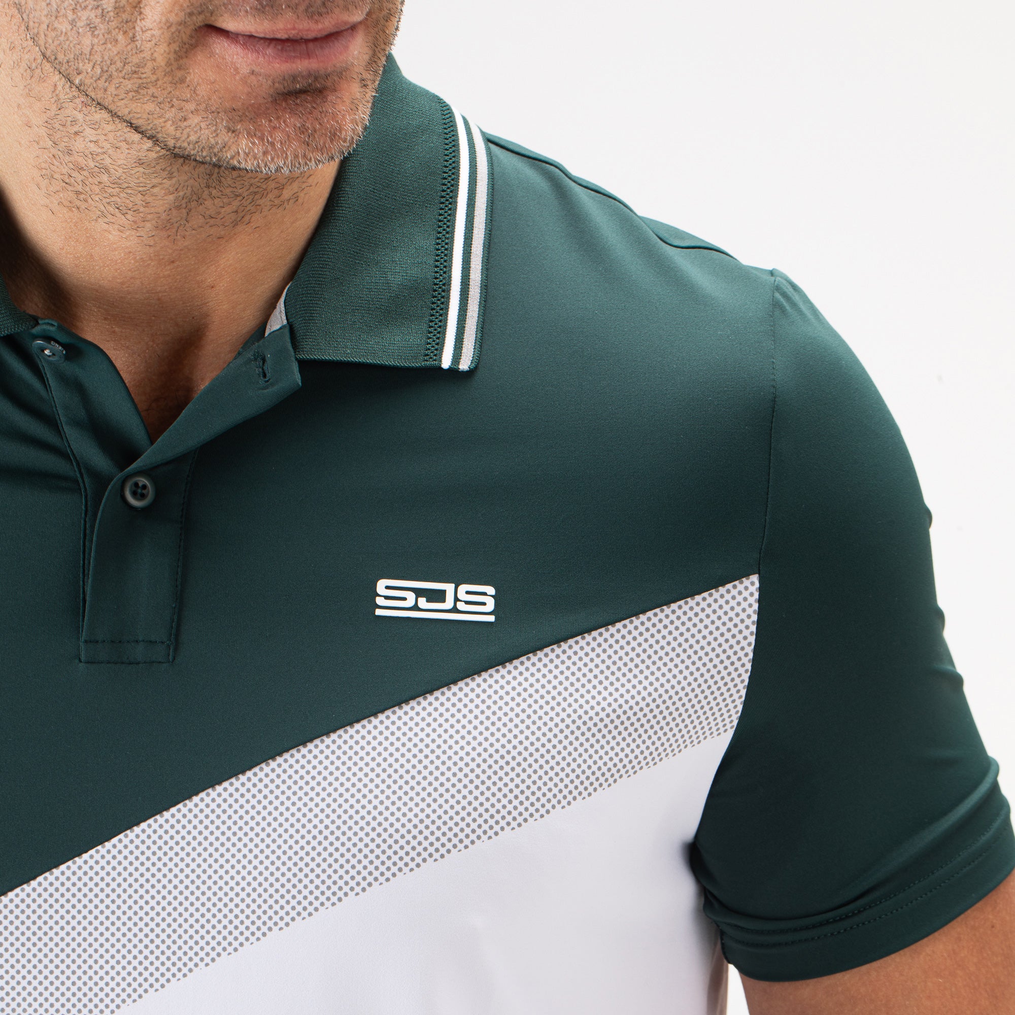 Sjeng Sports Braxon Men's Tennis Polo - Green (2)