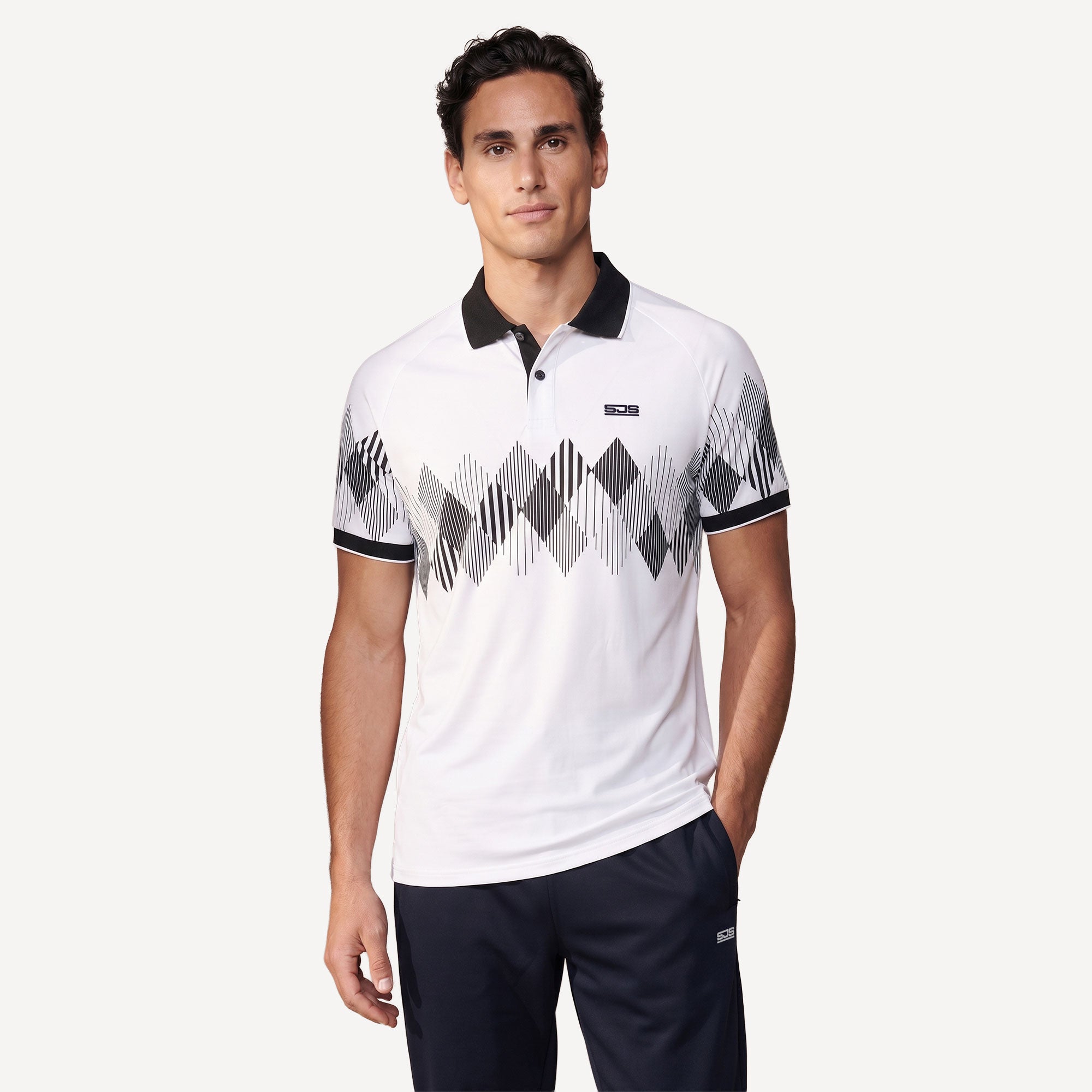 Sjeng Sports Cedric Men's Tennis Polo - White (1)