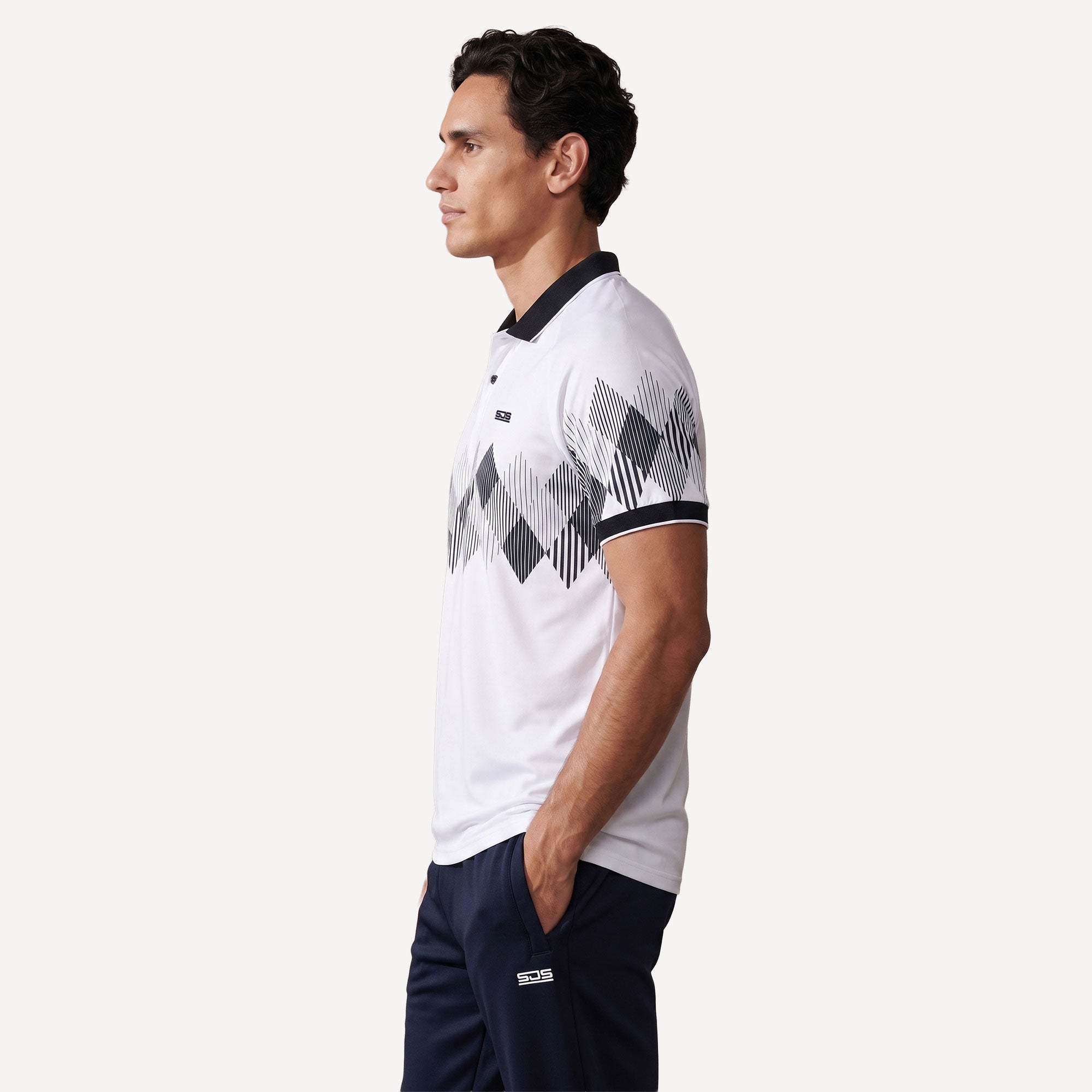 Sjeng Sports Cedric Men's Tennis Polo - White (4)