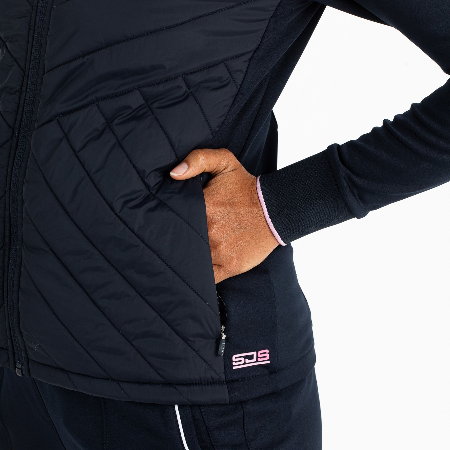 Sjeng Sports Fara Women's Hooded Tennis Jacket Dark Blue (4)