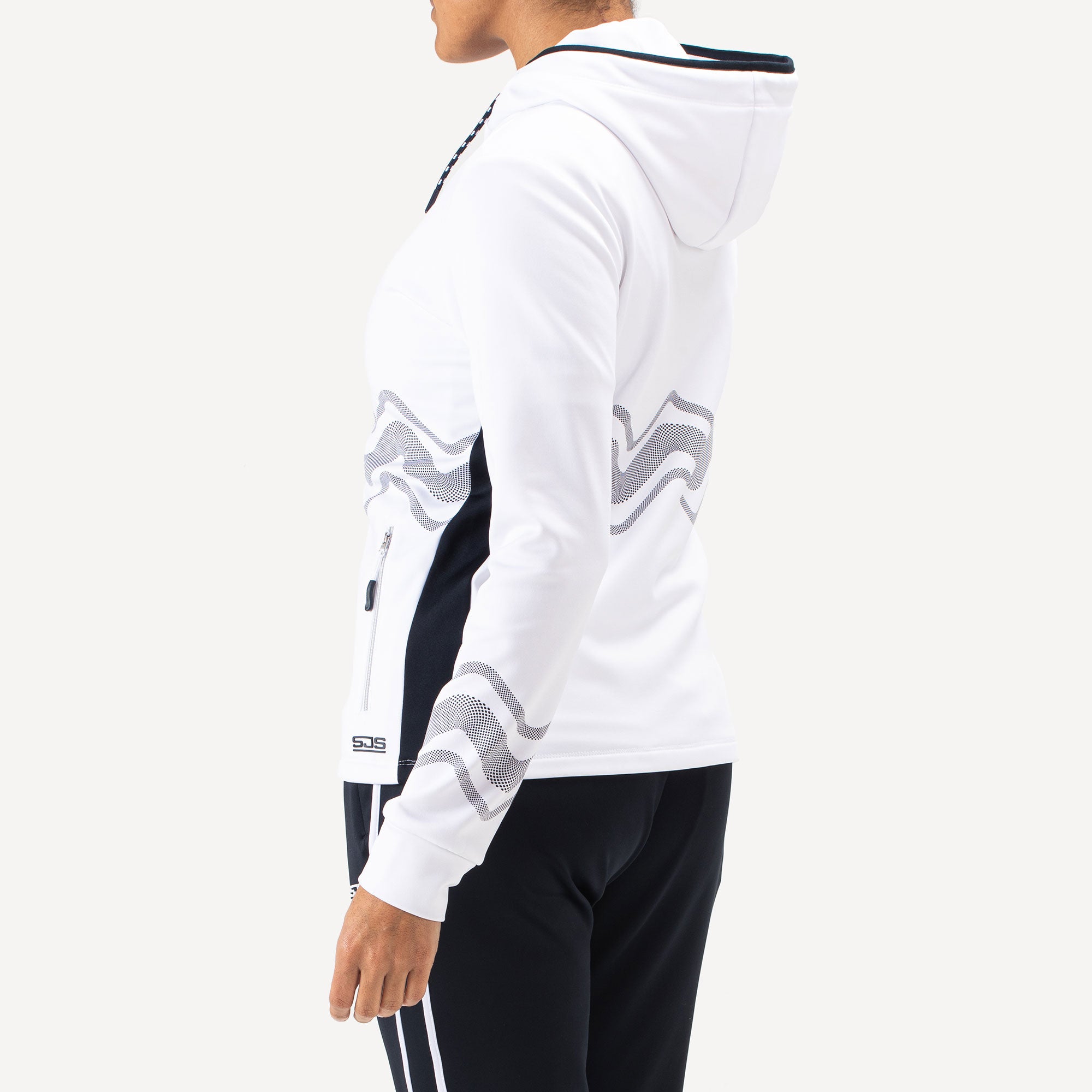 Sjeng Sports Fenne Women's Hooded Tennis Jacket - White (2)