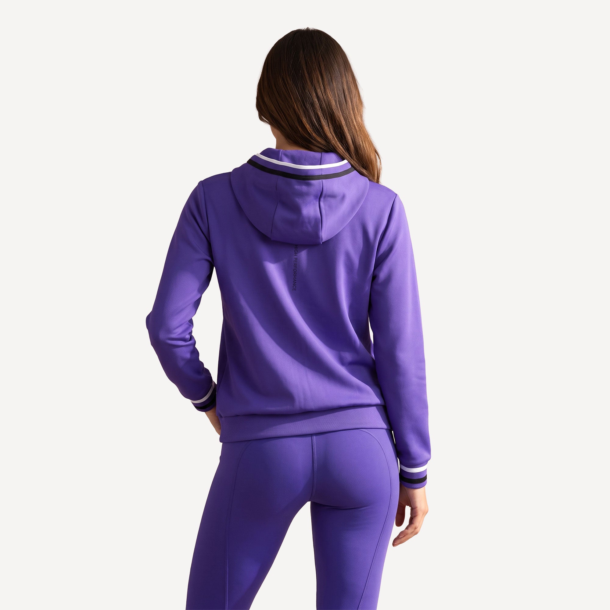 Sjeng Sports Filomena Women's Hooded Tennis Jacket - Purple (2)