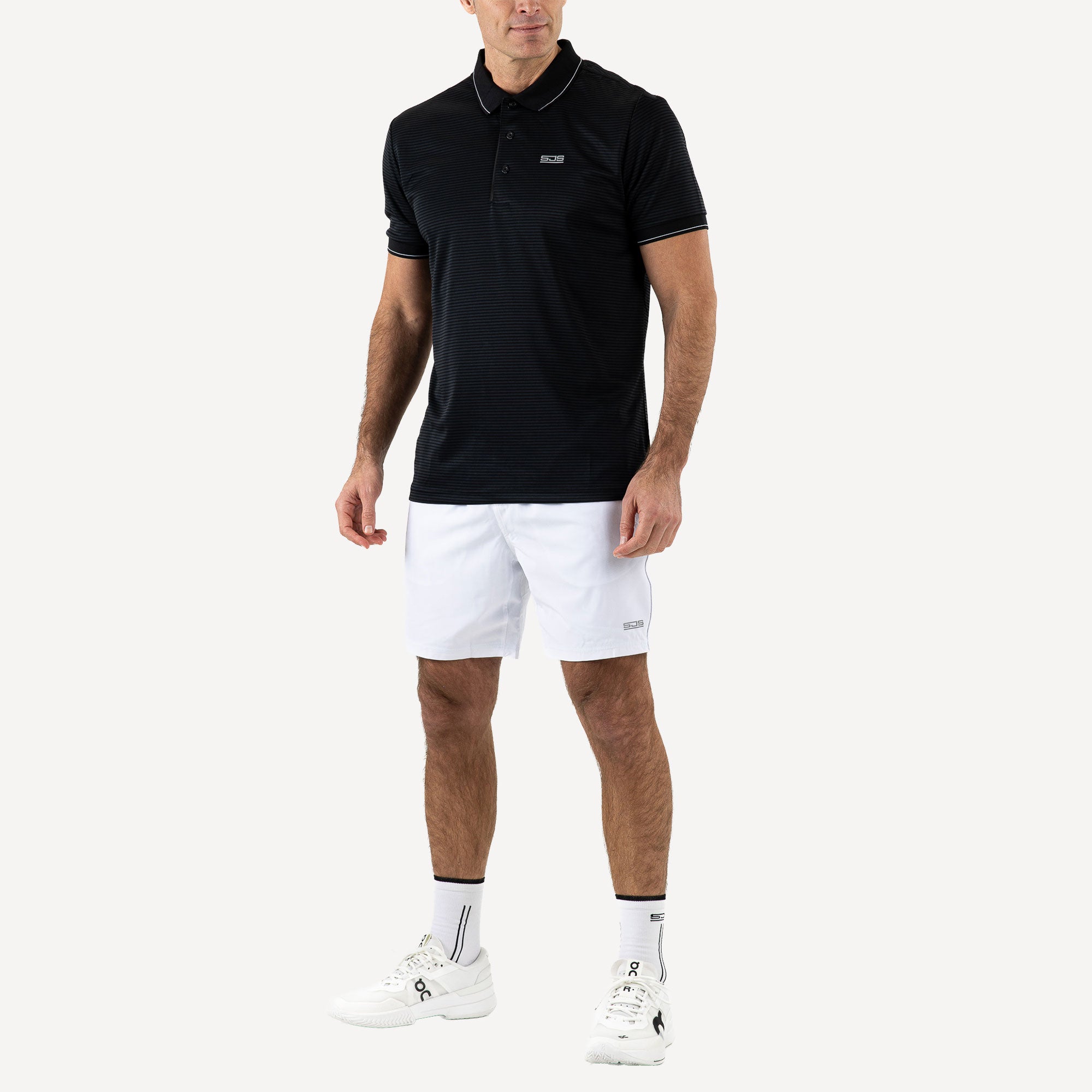 Sjeng Sports Grand Men's Tennis Polo - Black (6)