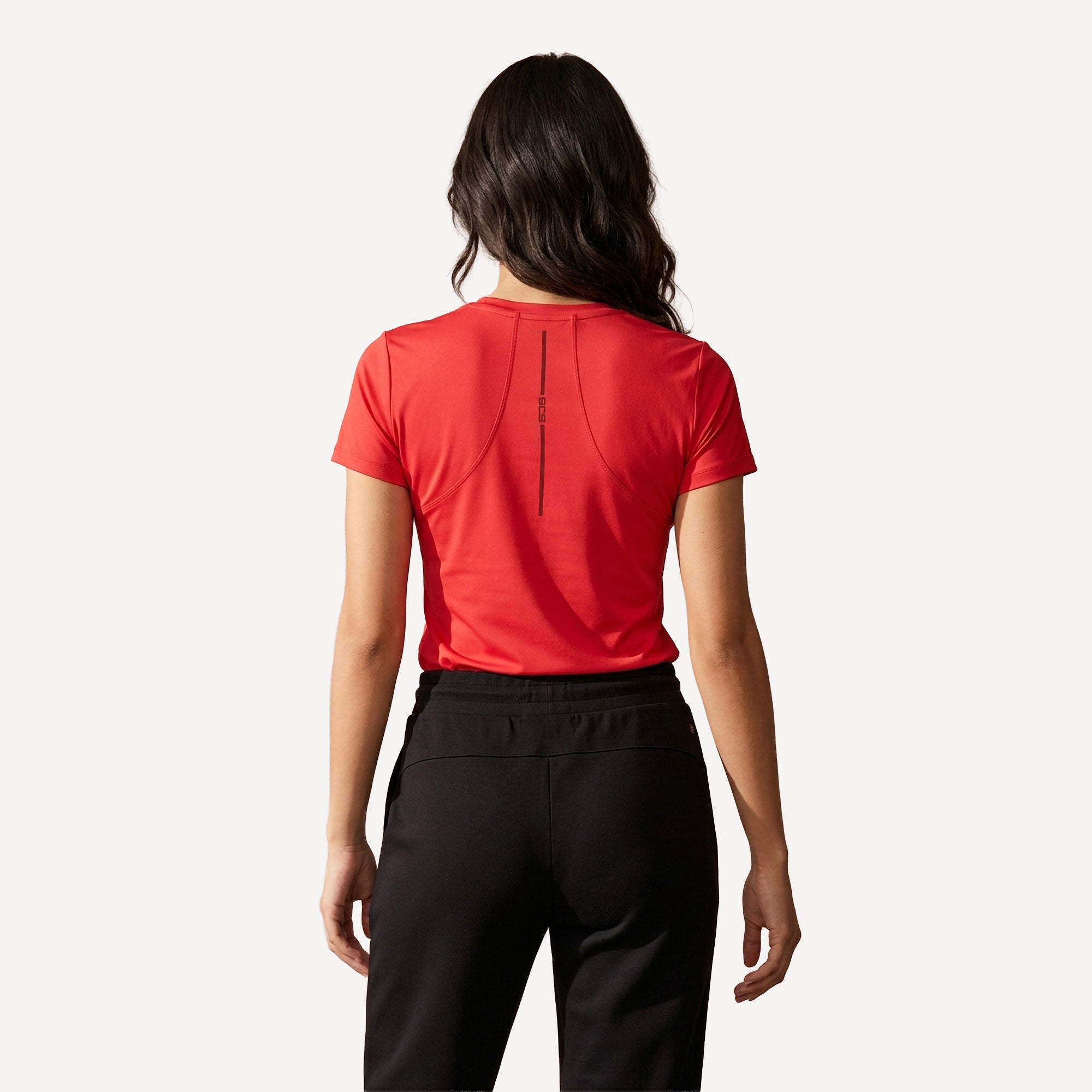 Sjeng Sports Ines Women's Tennis Shirt - Red (2)
