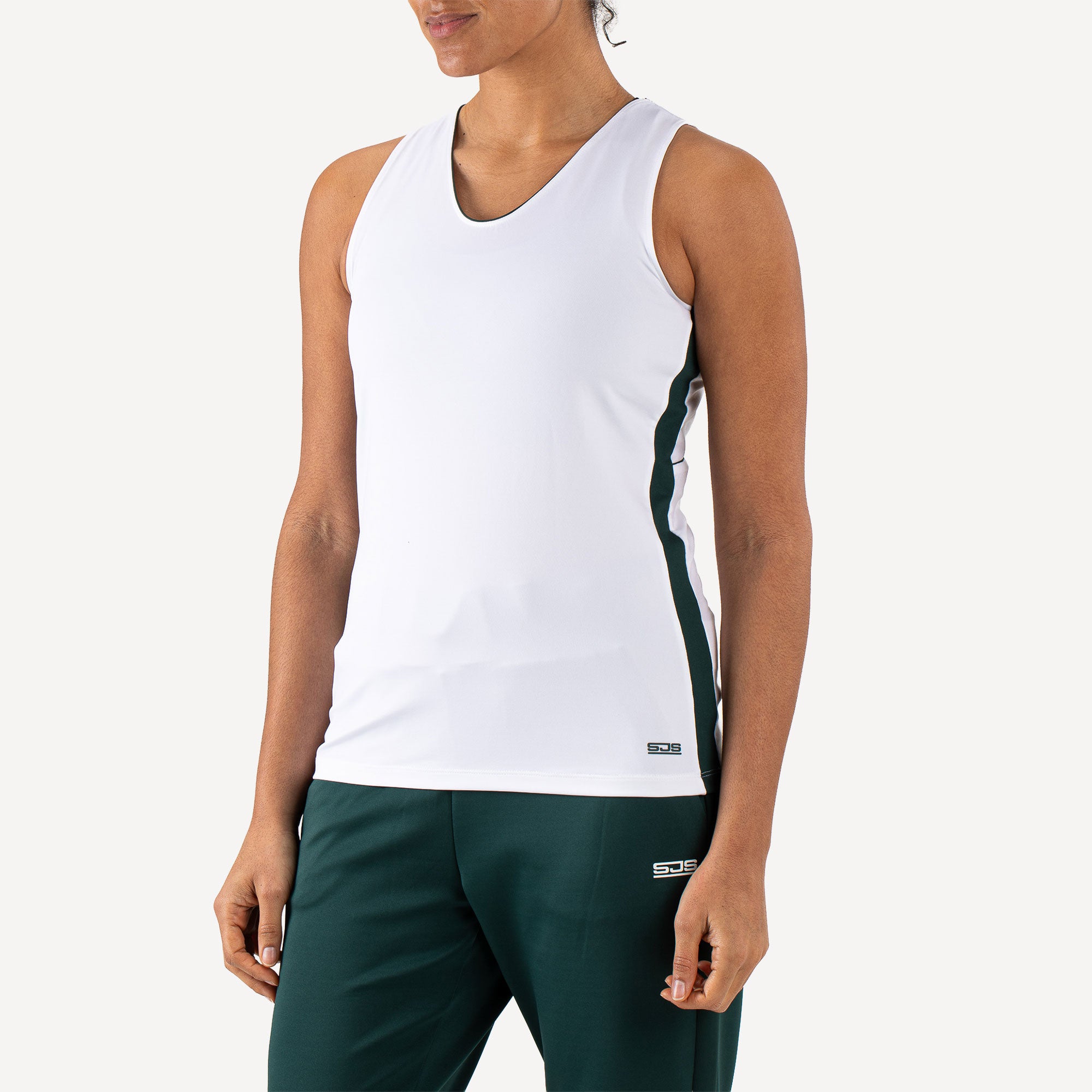 Sjeng Sports Jermaine Women's Tennis Tank - White (1)