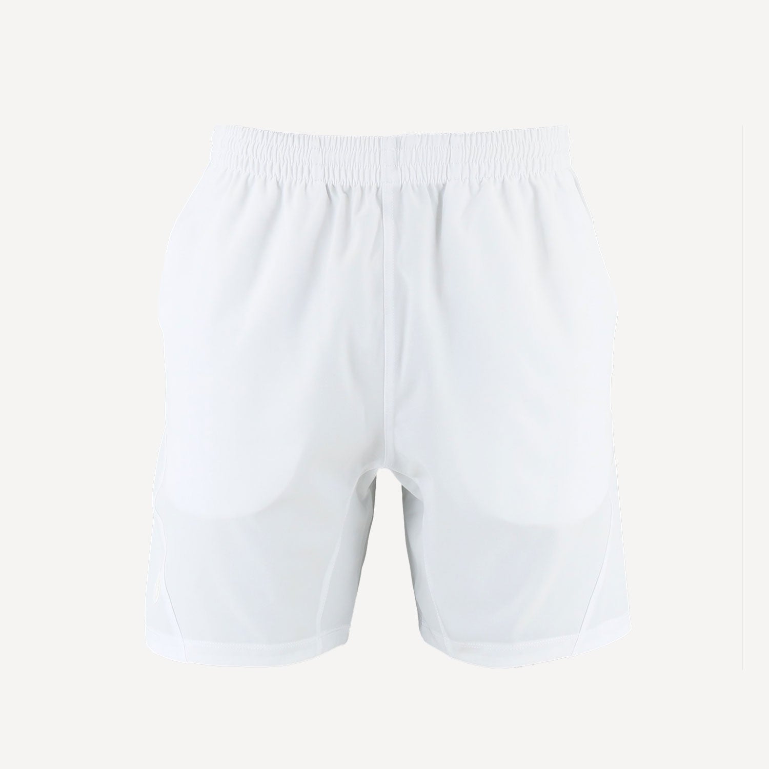 The Indian Maharadja Kadiri Boys' 7-Inch Tennis Shorts - De Delftse Hout - White (1)