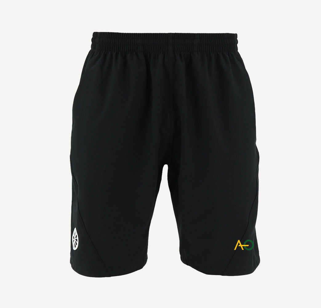 The Indian Maharadja Kadiri Boys' 9-Inch Tennis Shorts - Aeolus Oledo - Black (1)
