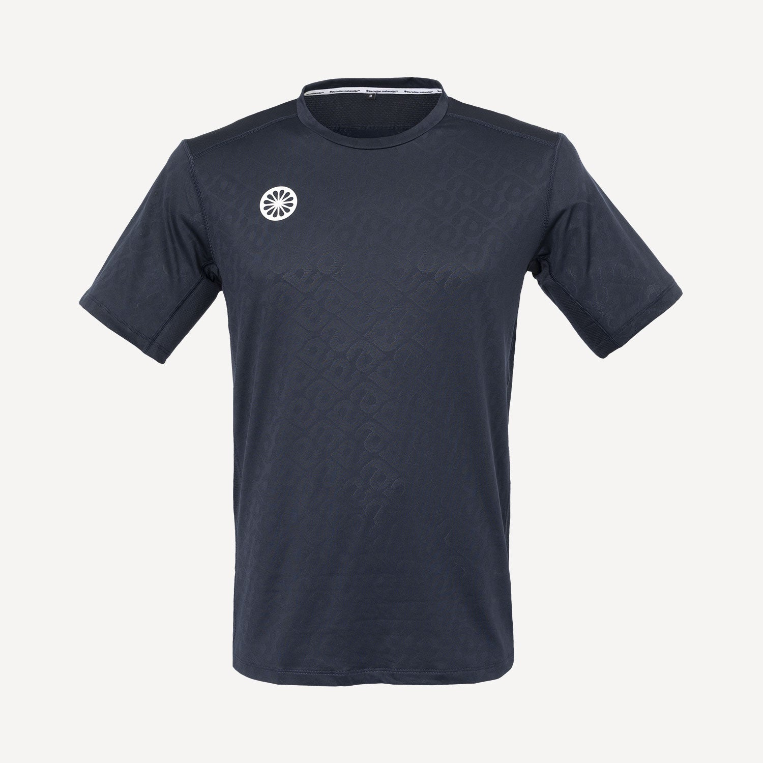 The Indian Maharadja Kadiri Men's Jacquard Tennis Shirt - Dark Blue (1)