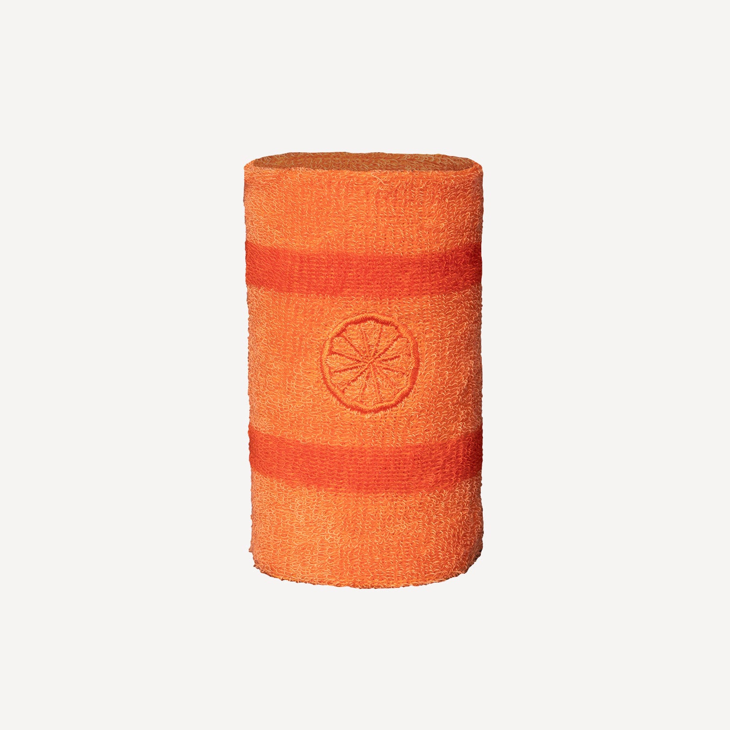The Indian Maharadja Kadiri Uni Striped Tennis Wristbands - Orange (1)