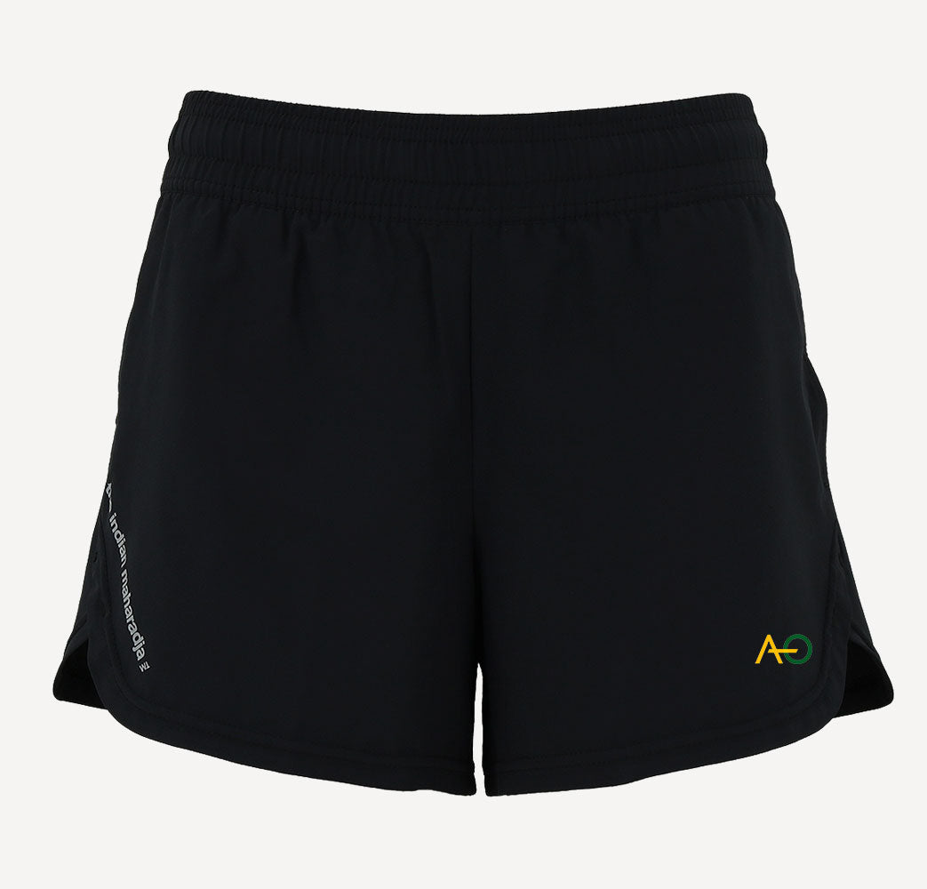 The Indian Maharadja Kadiri Women's 2IN1 Tennis Shorts - Aeolus Oledo - Black (1)