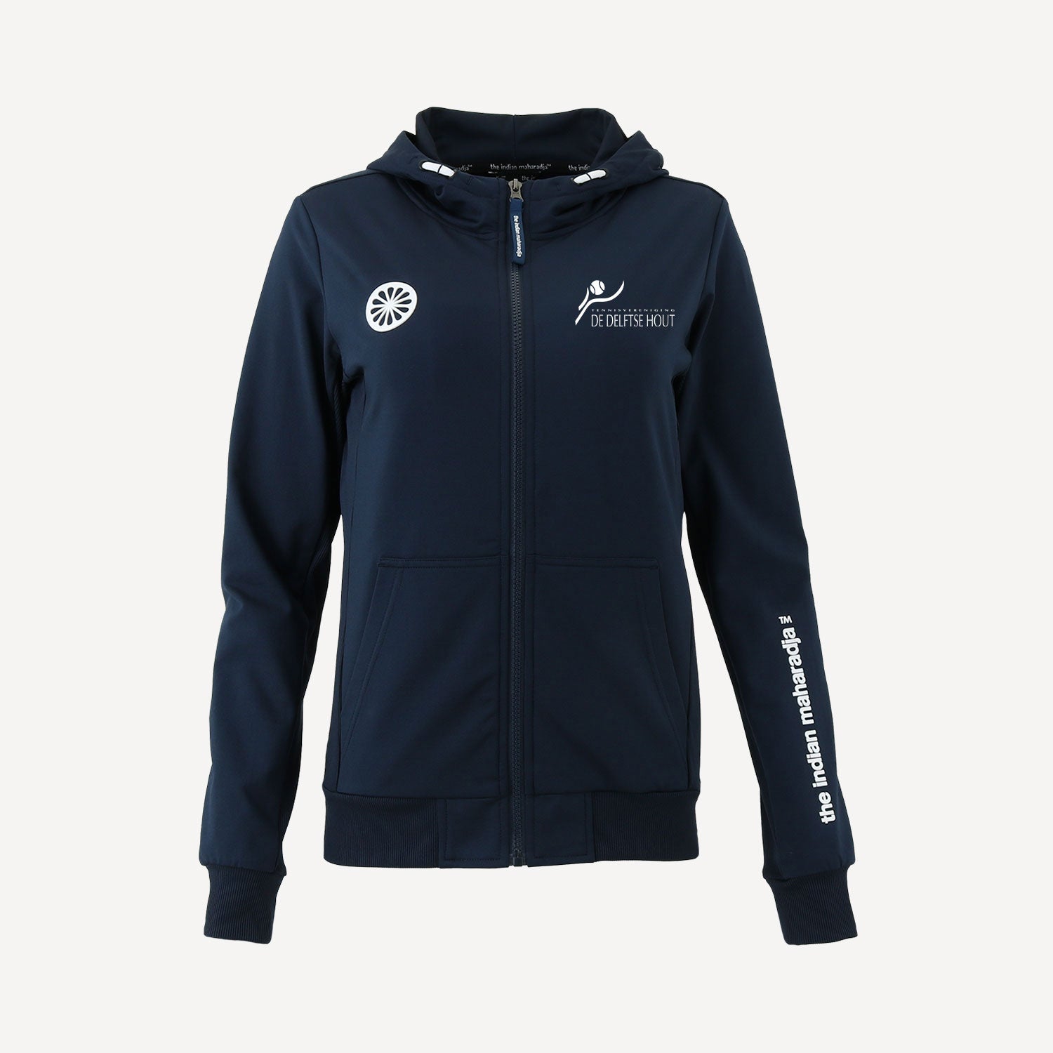 The Indian Maharadja Kadiri Women's Hooded Tennis Jacket - De Delftse Hout - Dark Blue (1)
