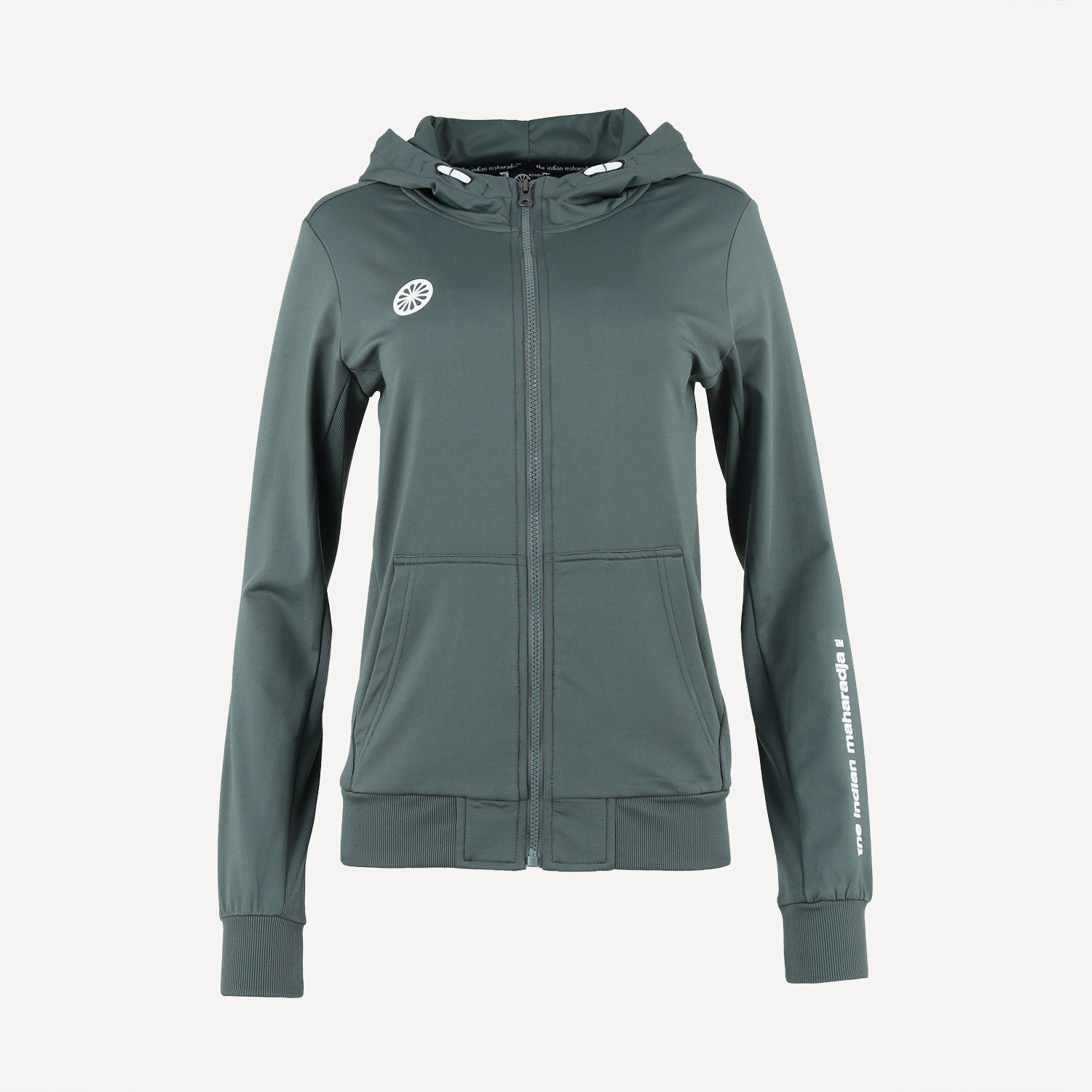 The Indian Maharadja Kadiri Women's Hooded Tennis Jacket - Green (1)