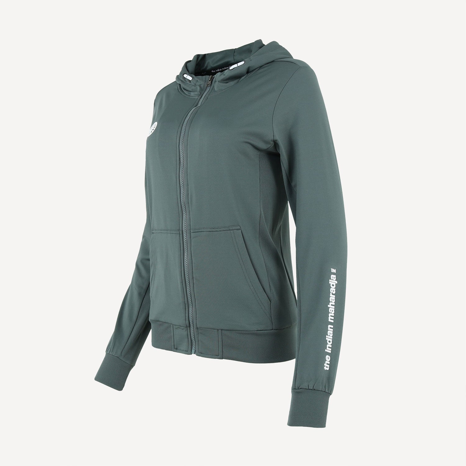 The Indian Maharadja Kadiri Women's Hooded Tennis Jacket - Green (5)