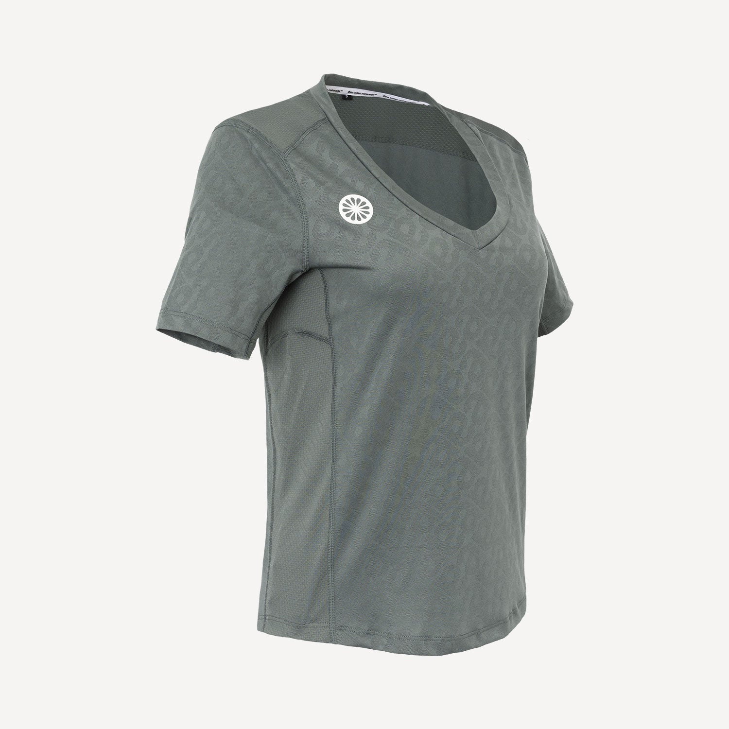 The Indian Maharadja Kadiri Women's Jacquard Tennis Shirt - Green (3)