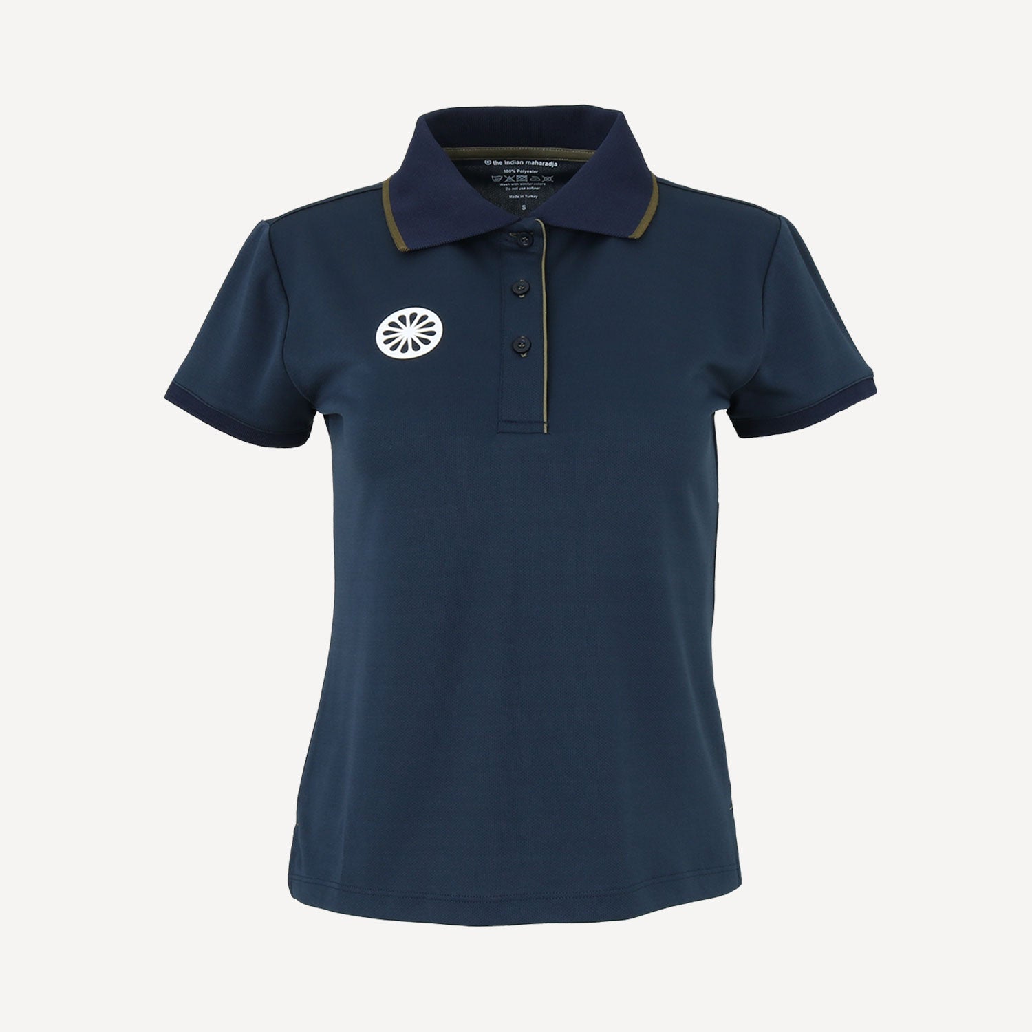 The Indian Maharadja Kadiri Women's Pique Tennis Polo - Dark Blue (1)