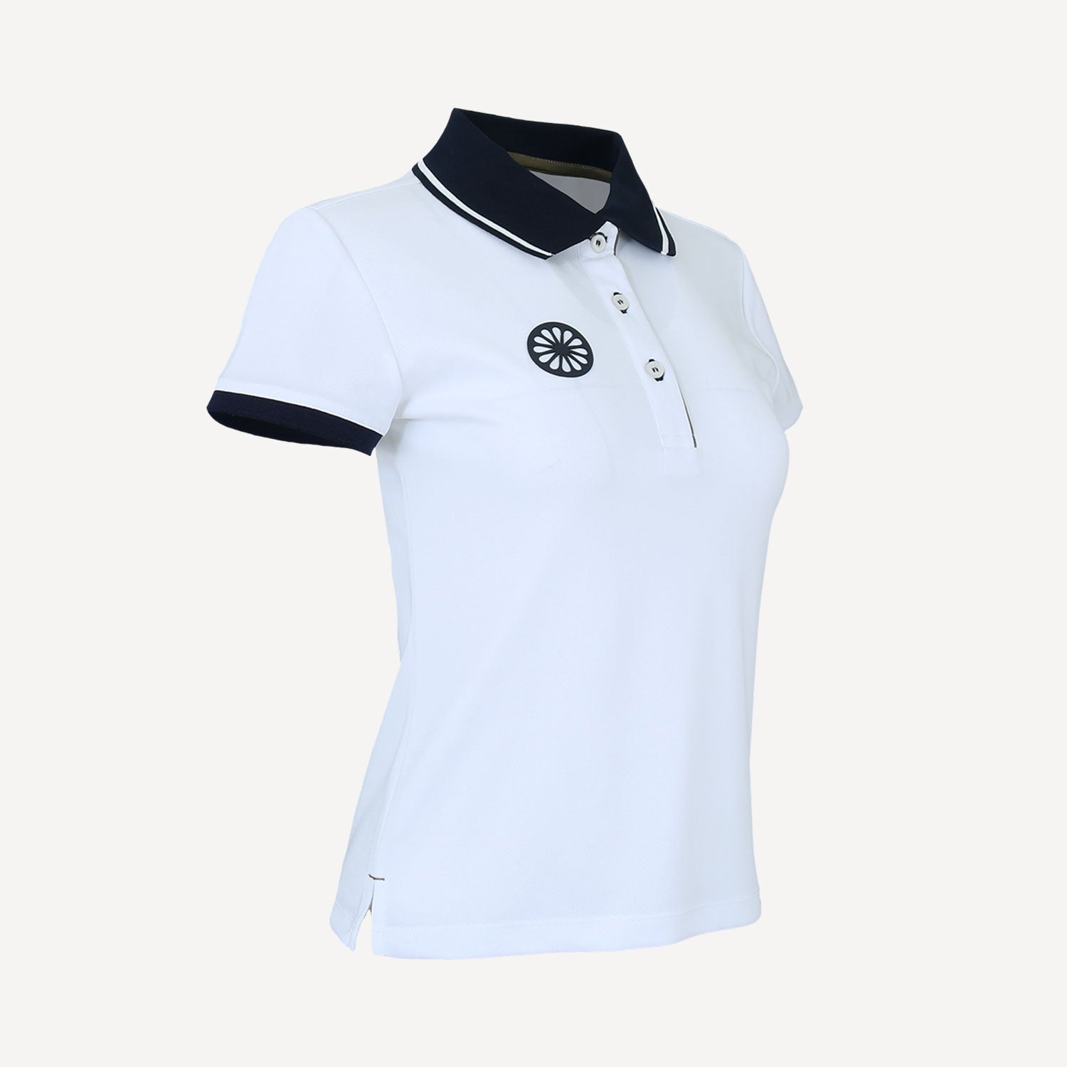 The Indian Maharadja Kadiri Women's Pique Tennis Polo - White (3)