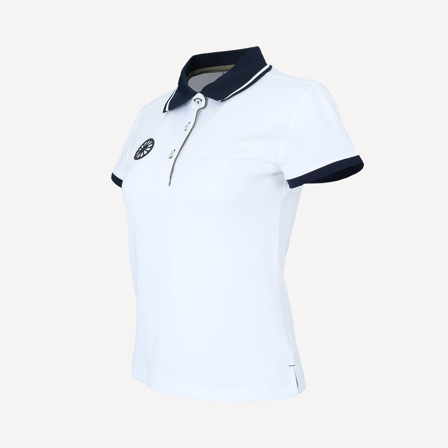 The Indian Maharadja Kadiri Women's Pique Tennis Polo - White (4)