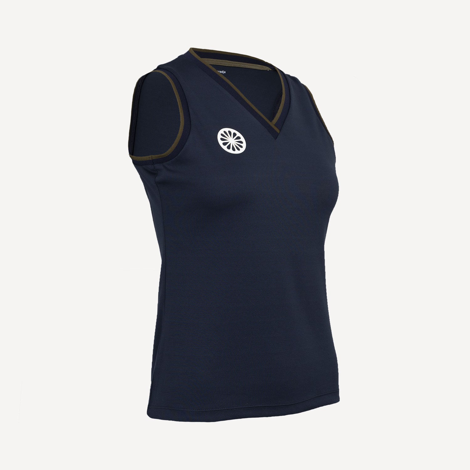 The Indian Maharadja Kadiri Women's Pique Tennis Tank - Dark Blue (3)