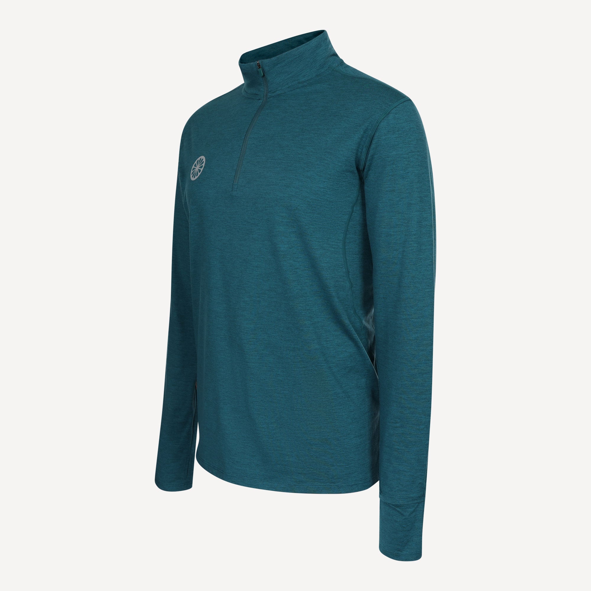 The Indian Maharadja Men's Half-Zip Long-Sleeve Top - Green (4)