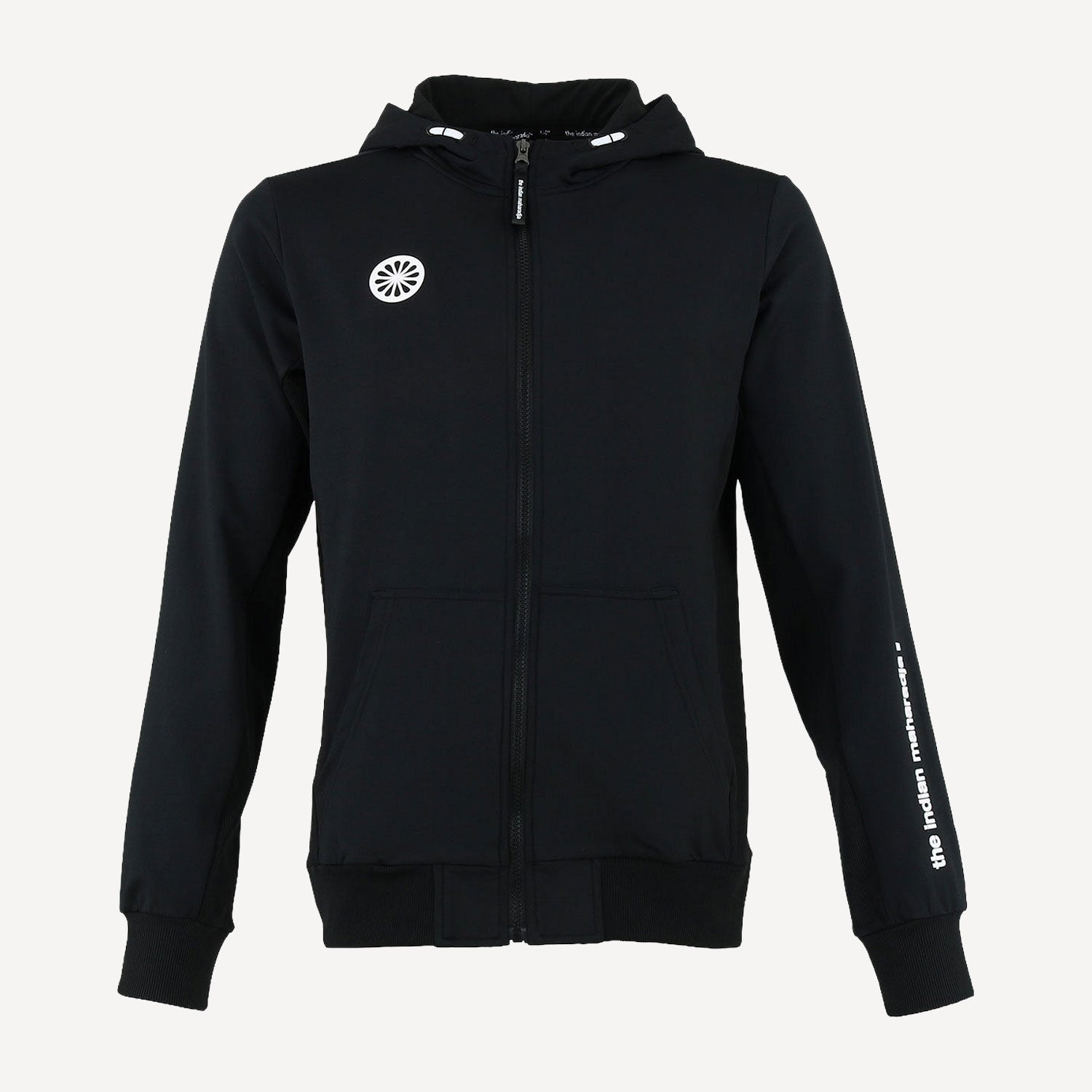 The Indian Maharadja Men's Hooded Tennis Jacket - Black (3)