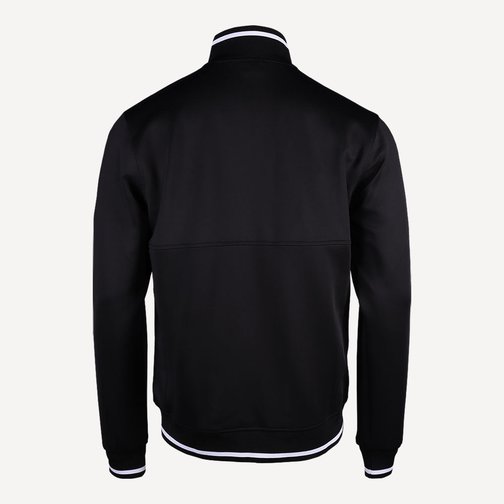 The Indian Maharadja Men's Knitted Tennis Jacket - Aeolus Oledo - Black (2)