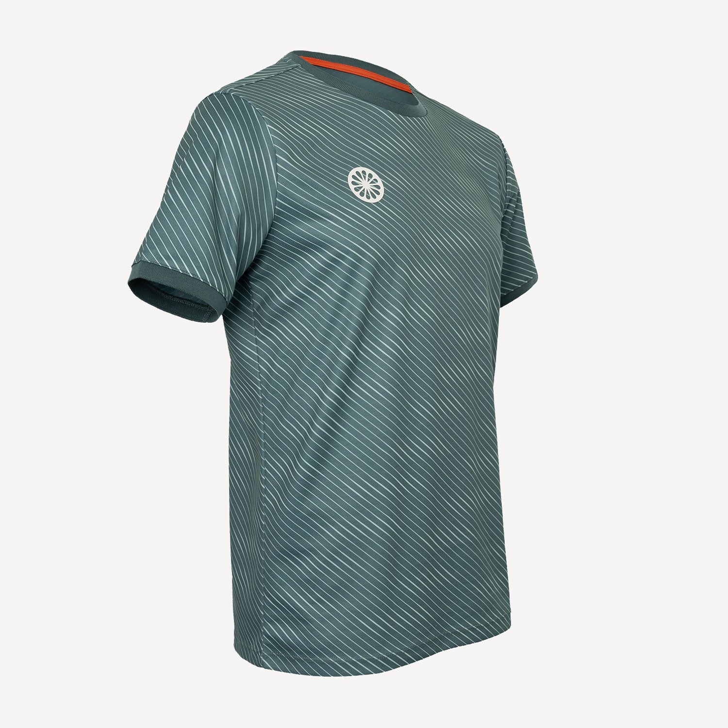 The Indian Maharadja Men's Pique Printed Tennis Shirt - Grey (2)