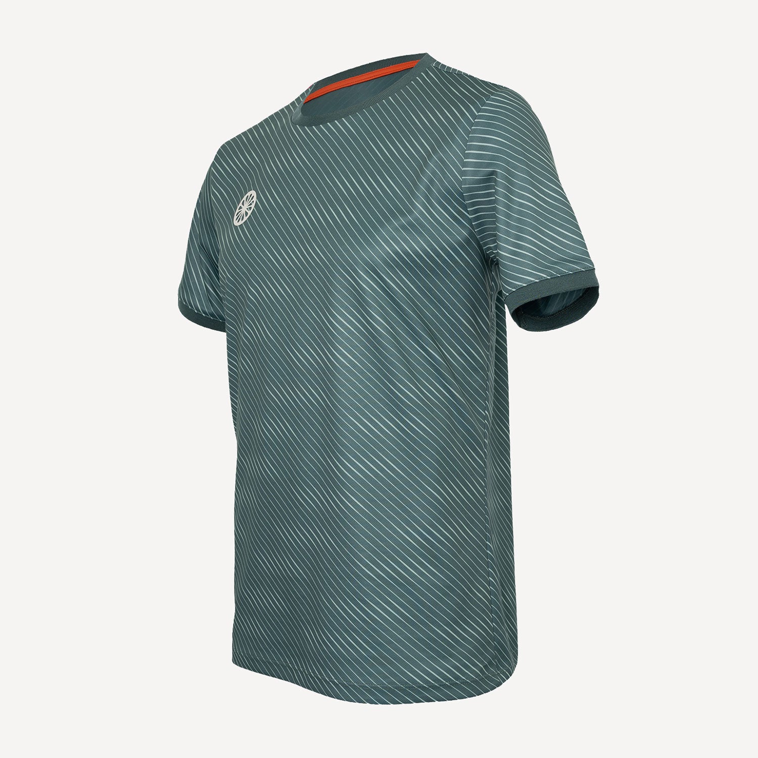The Indian Maharadja Men's Pique Printed Tennis Shirt - Grey (4)