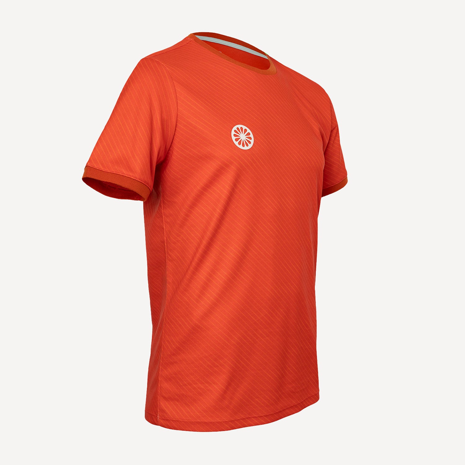 The Indian Maharadja Men's Pique Printed Tennis Shirt - Orange (2)