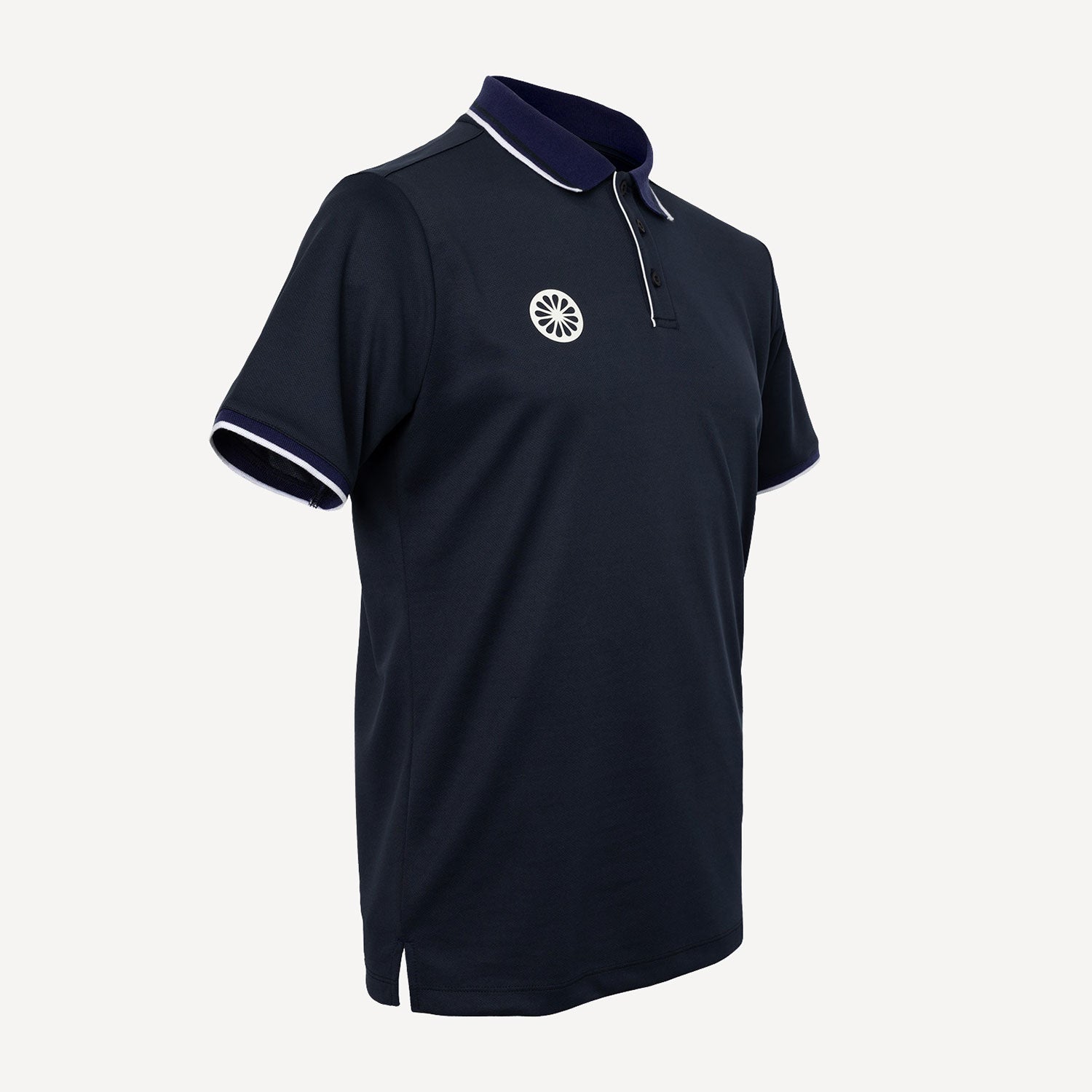 The Indian Maharadja Men's Pique Tennis Polo - Dark Blue (2)
