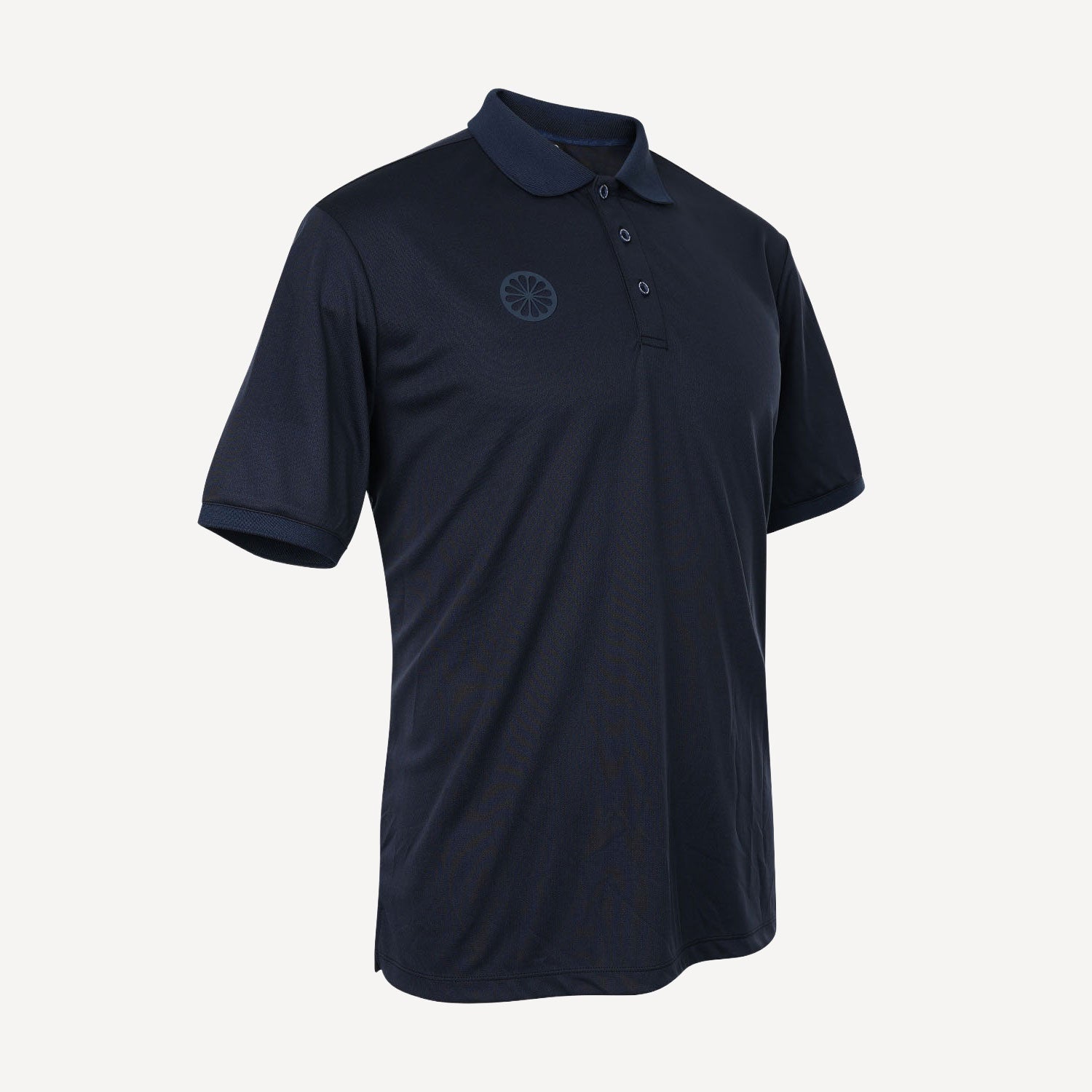 The Indian Maharadja Men's Pique Tennis Polo - Night Blue (4)