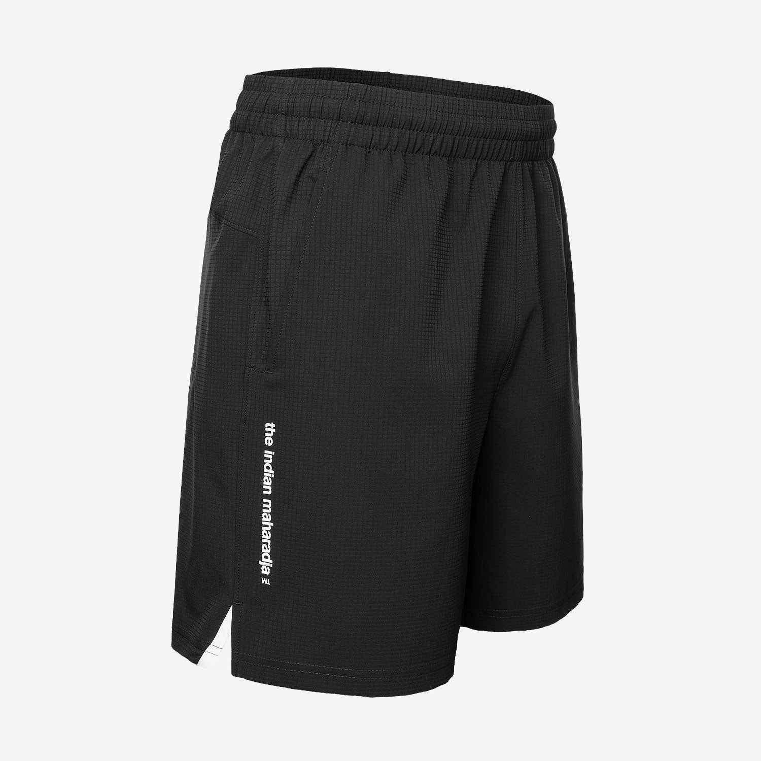 The Indian Maharadja Men's Ripstop Retro Tennis Shorts - Black (4)