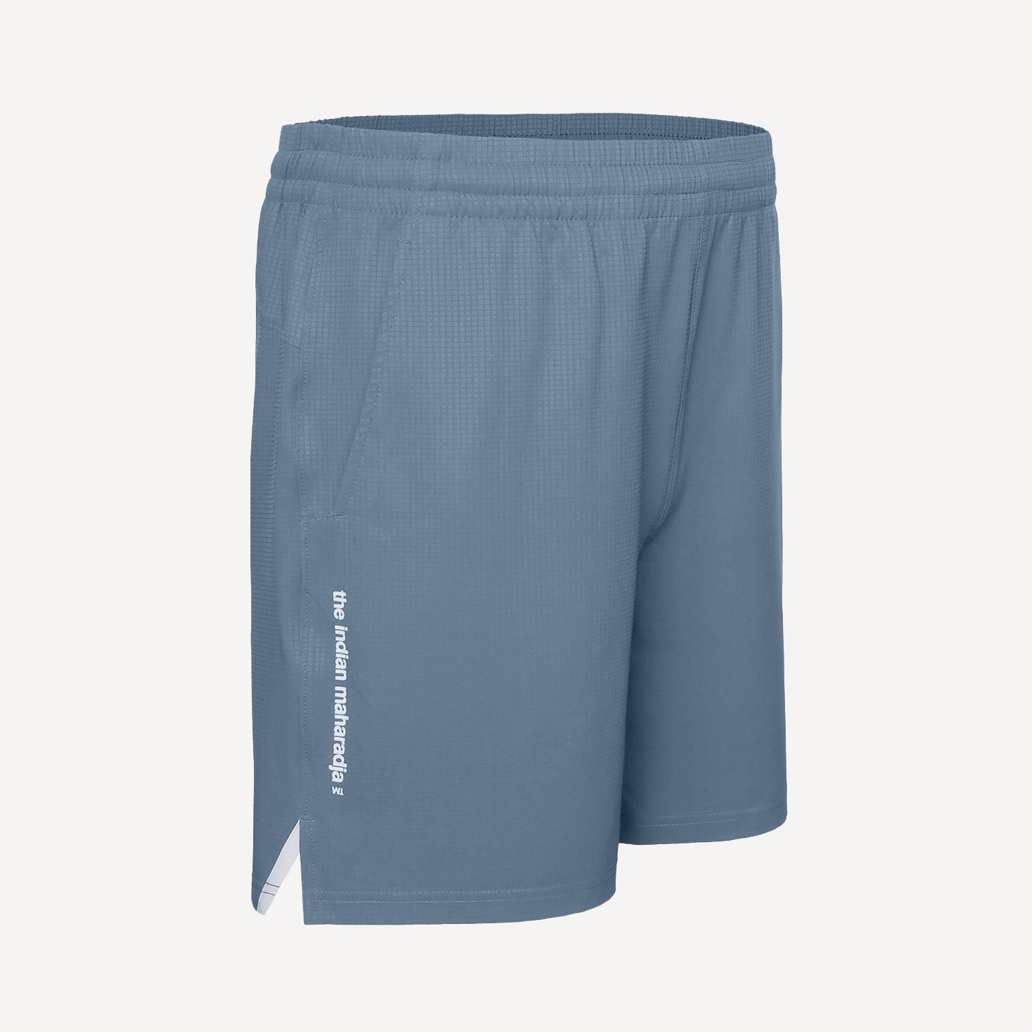 The Indian Maharadja Men's Ripstop Retro Tennis Shorts - Misty Grey (4)