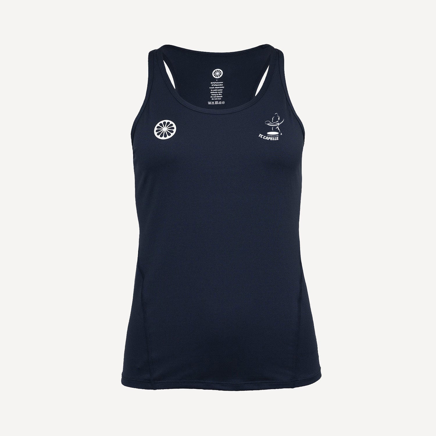 The Indian Maharadja Performance Women's Tennis Tank - TC Capelle - Dark Blue (1)