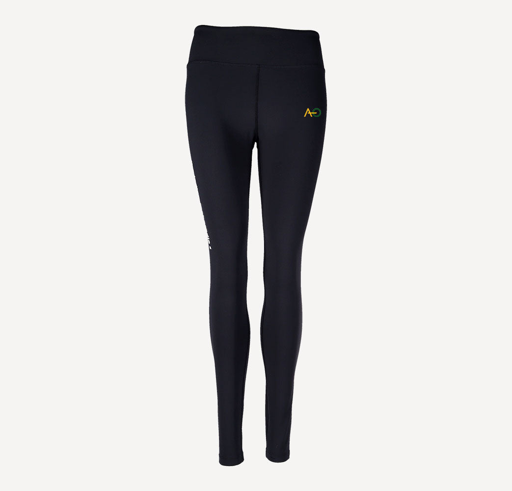 The Indian Maharadja Performance Women's Tennis Tights - Aeolus Oledo - Black (1)