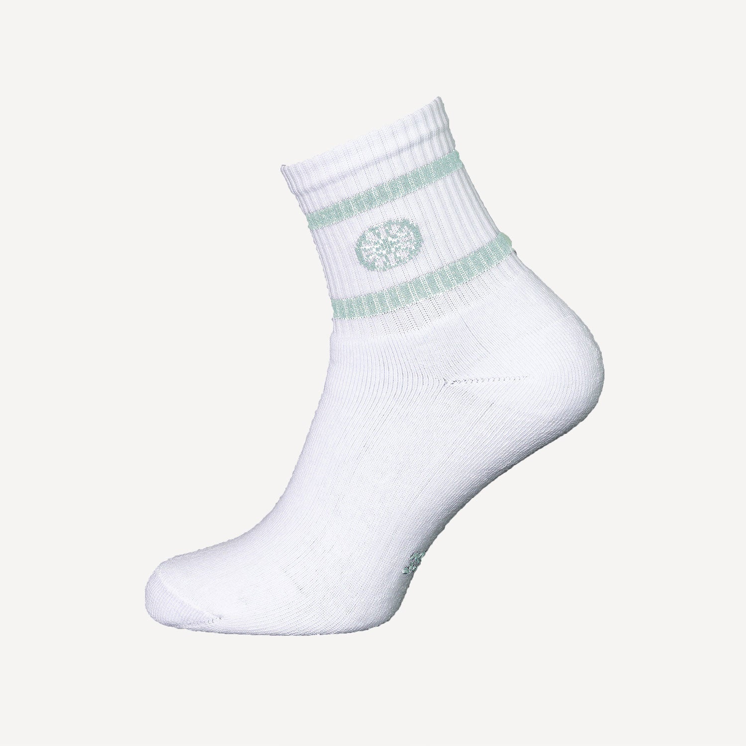 The Indian Maharadja Striped Tennis Socks Low Length - Green (1)