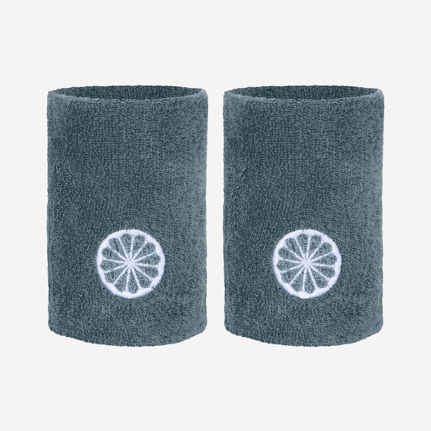 The Indian Maharadja Tennis Wristbands Large - Misty Grey (1)