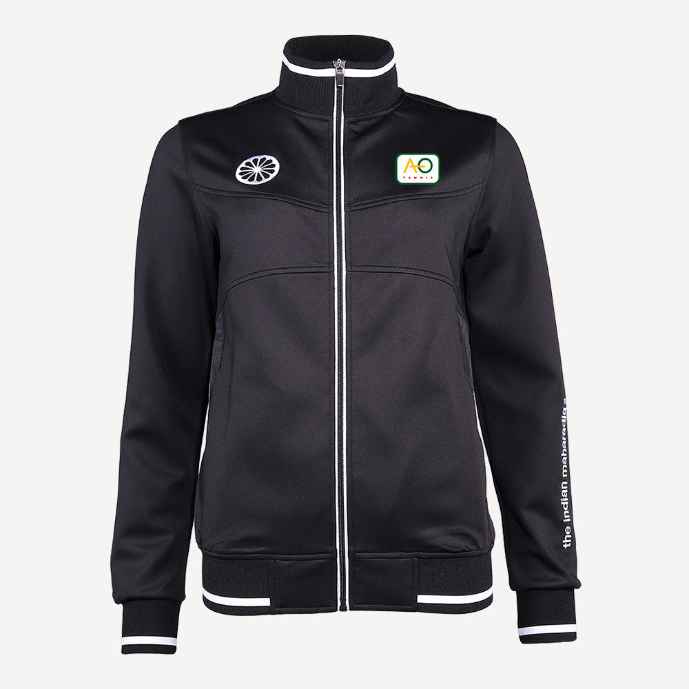 The Indian Maharadja Women's Knitted Tennis Jacket - Aeolus Oledo - Black (1)