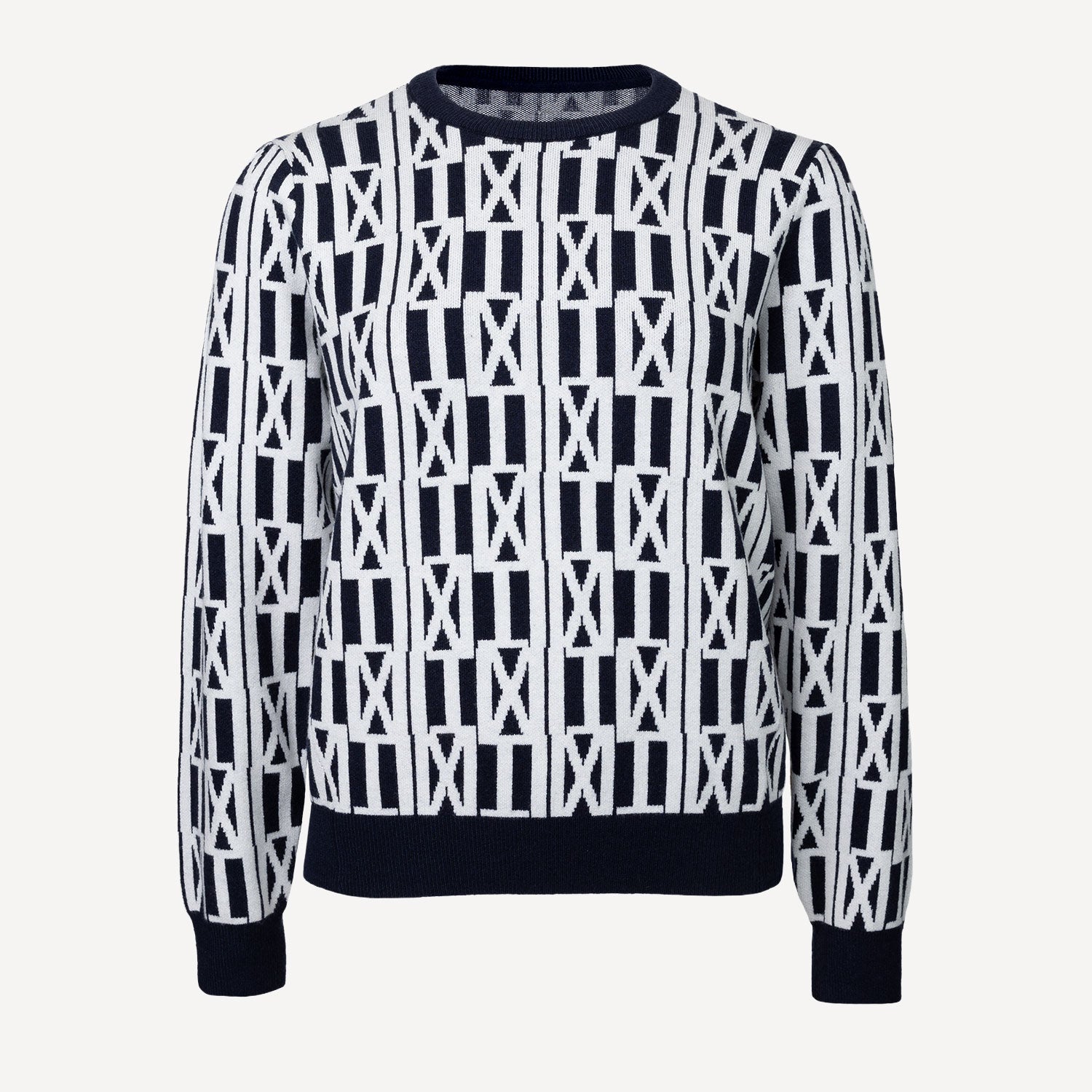 The Indian Maharadja Women's Knitted Tennis Sweater - Night Blue (3)