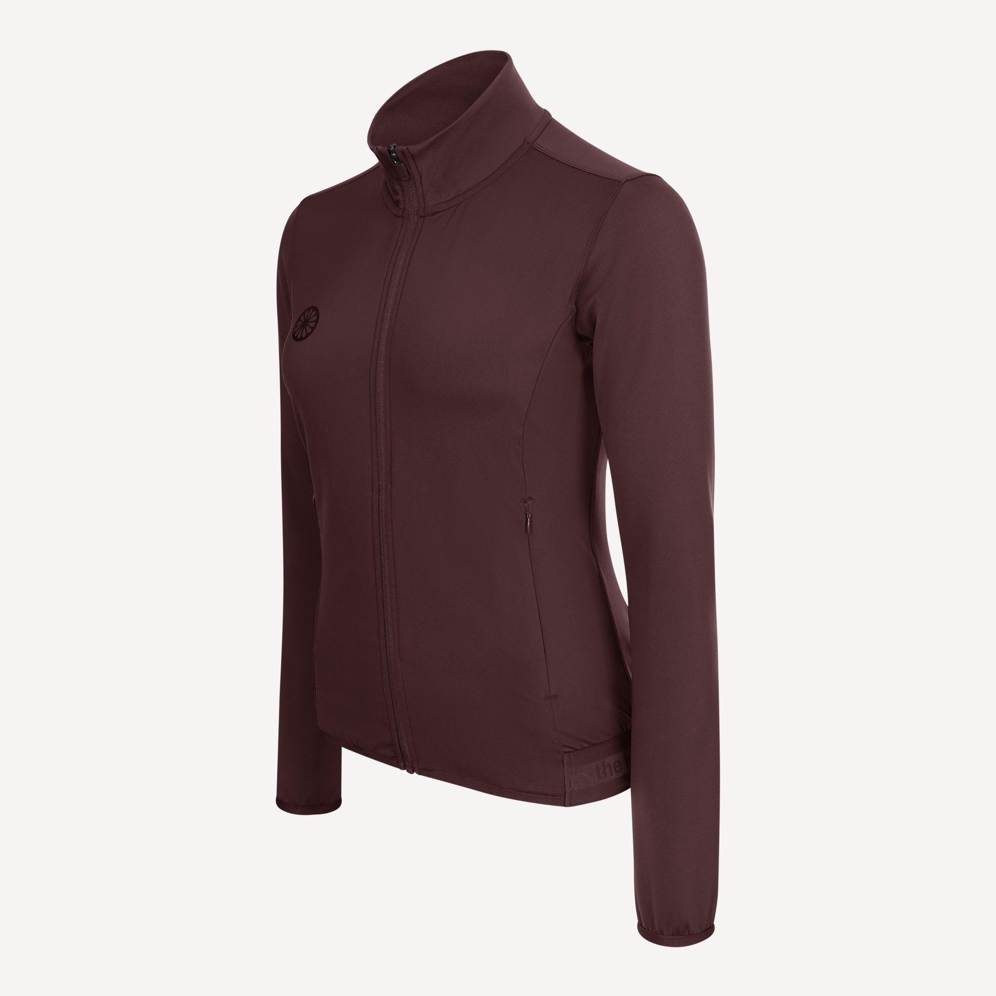 The Indian Maharadja Women's Performance Full-Zip Tennis Top - Red (4)