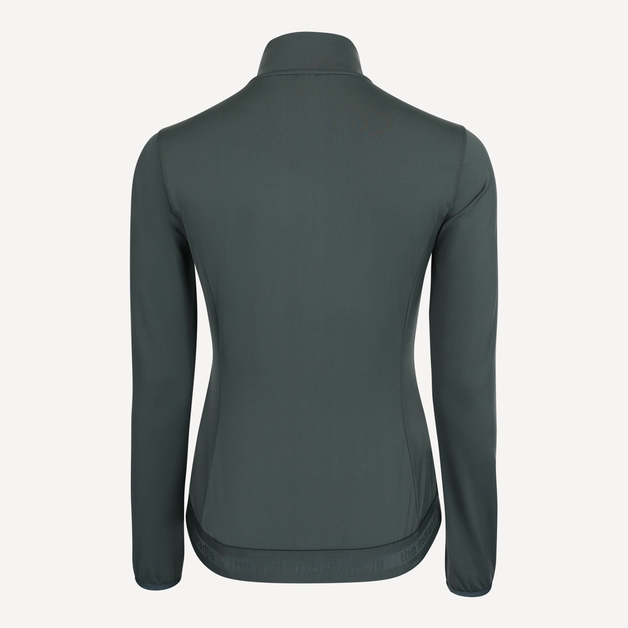 The Indian Maharadja Women's Performance Full-Zip Tennis Top - Grey (3)