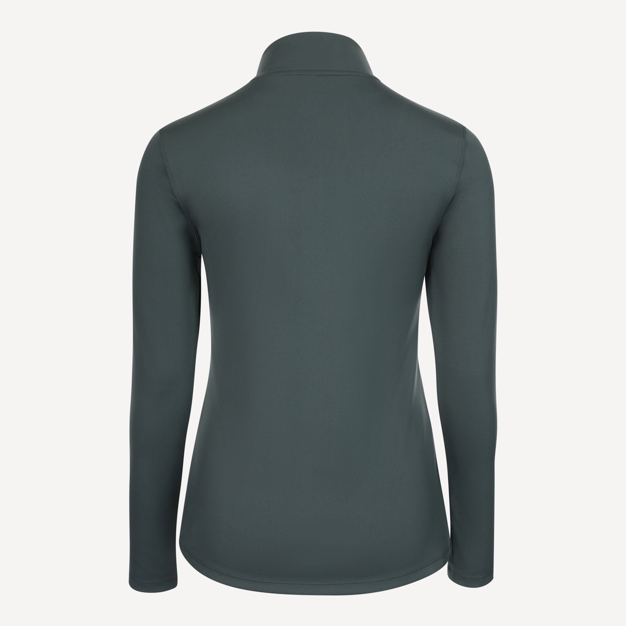 The Indian Maharadja Women's Performance Half-Zip Tennis Top - Grey (3)
