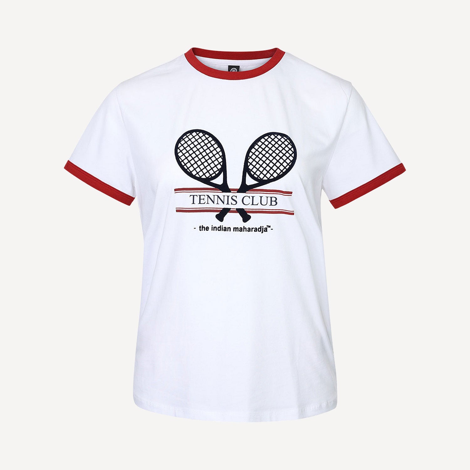 The Indian Maharadja Women's Racket Tennis T-Shirt - Red (1)