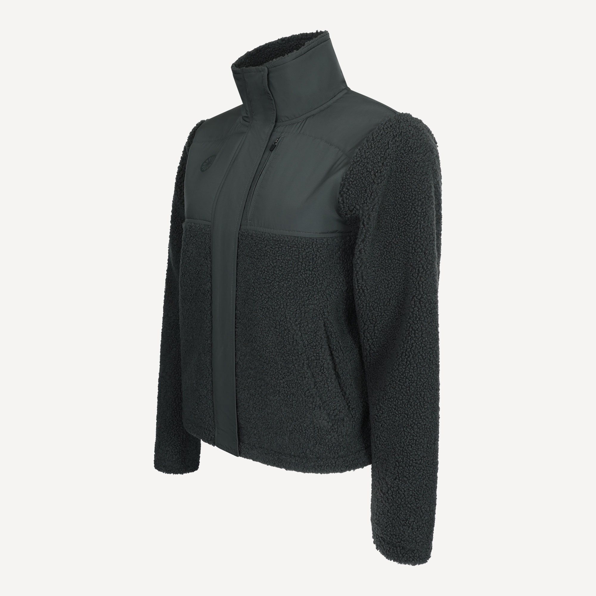 The Indian Maharadja Women's Sherpa Fleece Tennis Jacket - Grey (4)