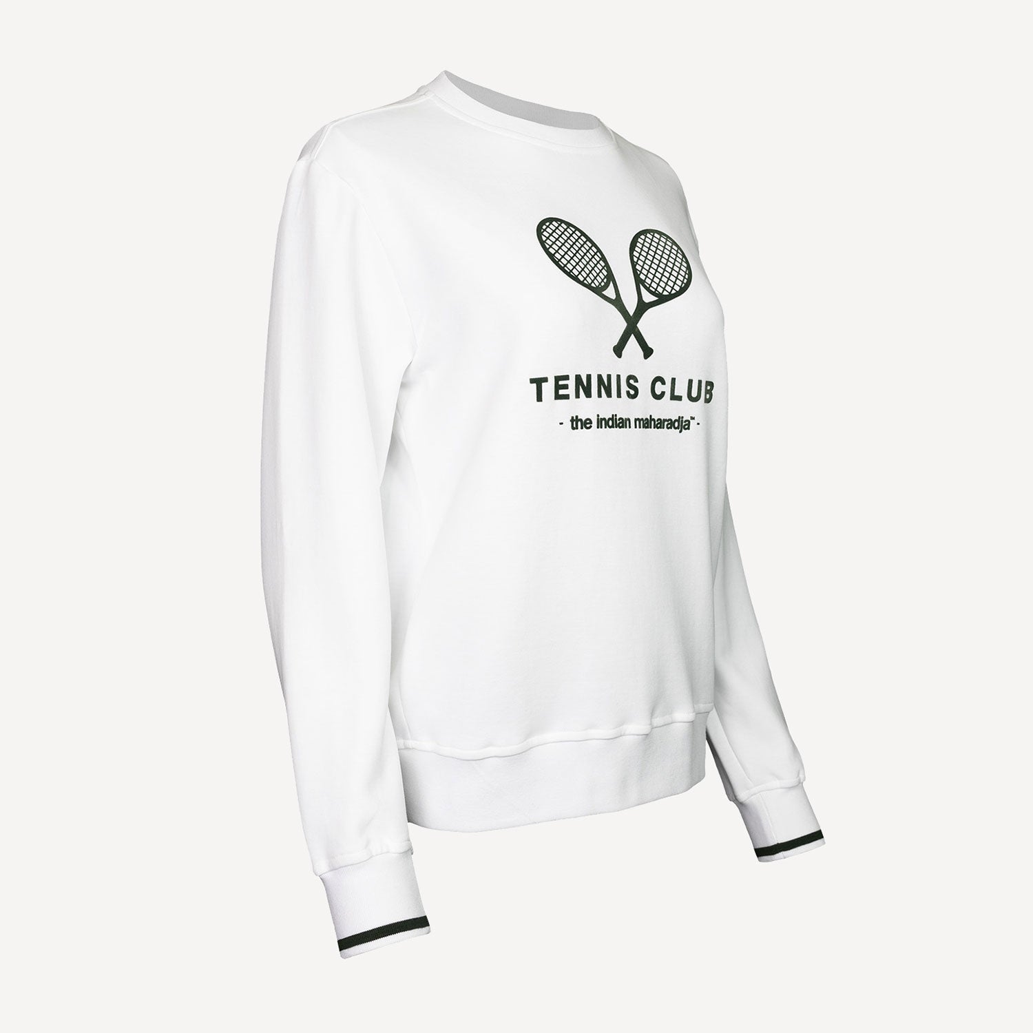 The Indian Maharadja Women's Tennis Club Sweater - White (2)