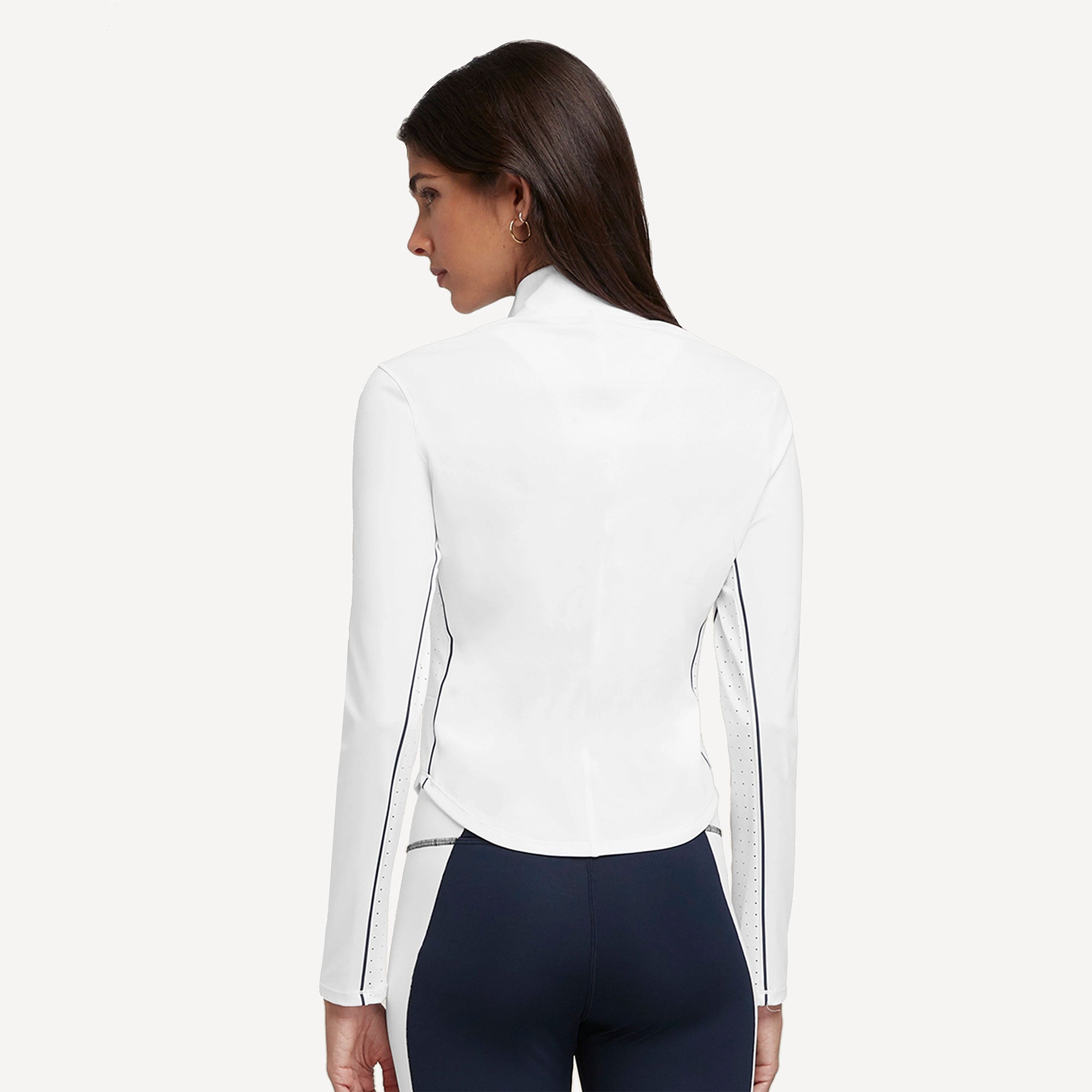 Wilson Brentwood Women's Half-Zip Tennis Midlayer - White (2)