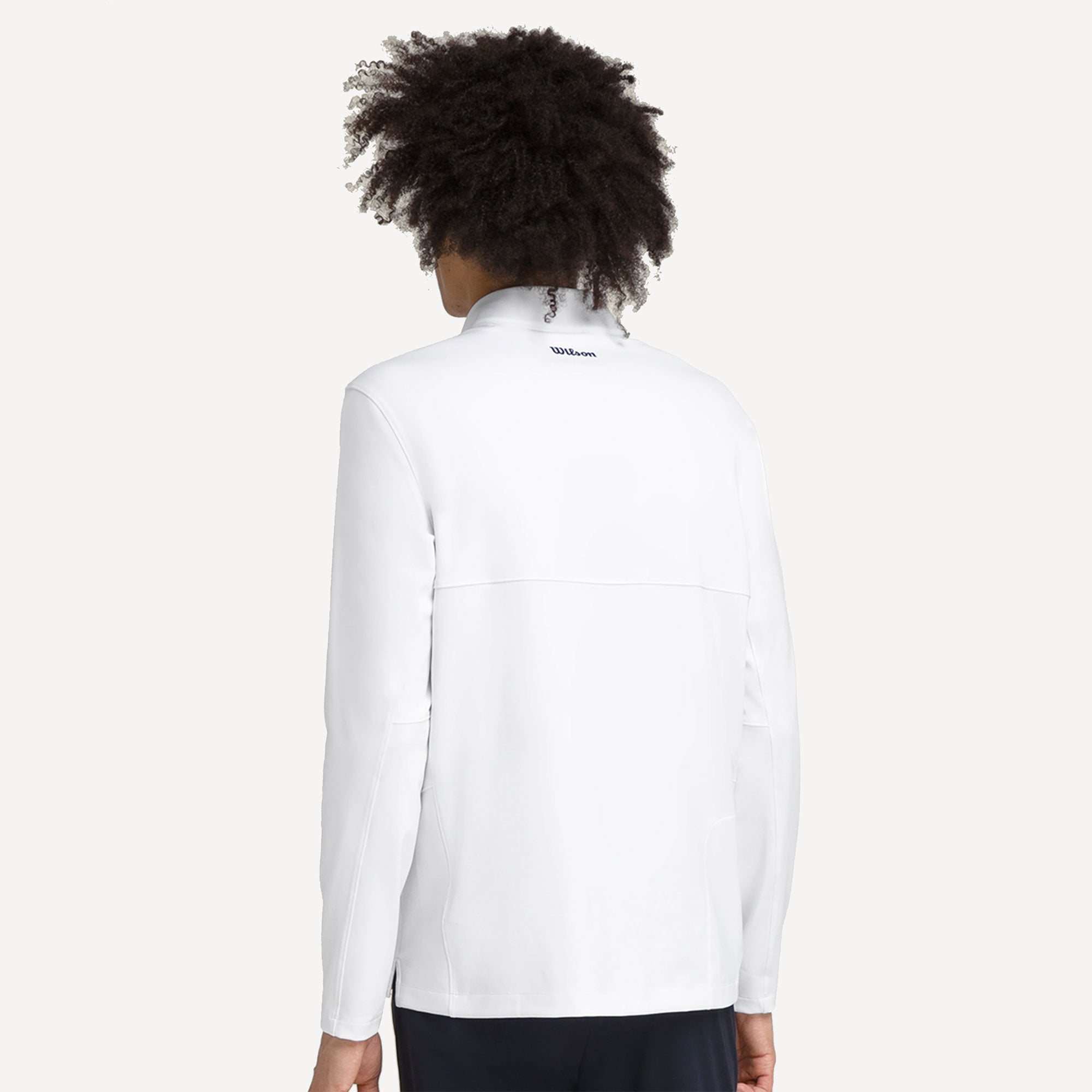 Wilson Elevate Performance Men's Half-Zip Tennis Midlayer - White (2)
