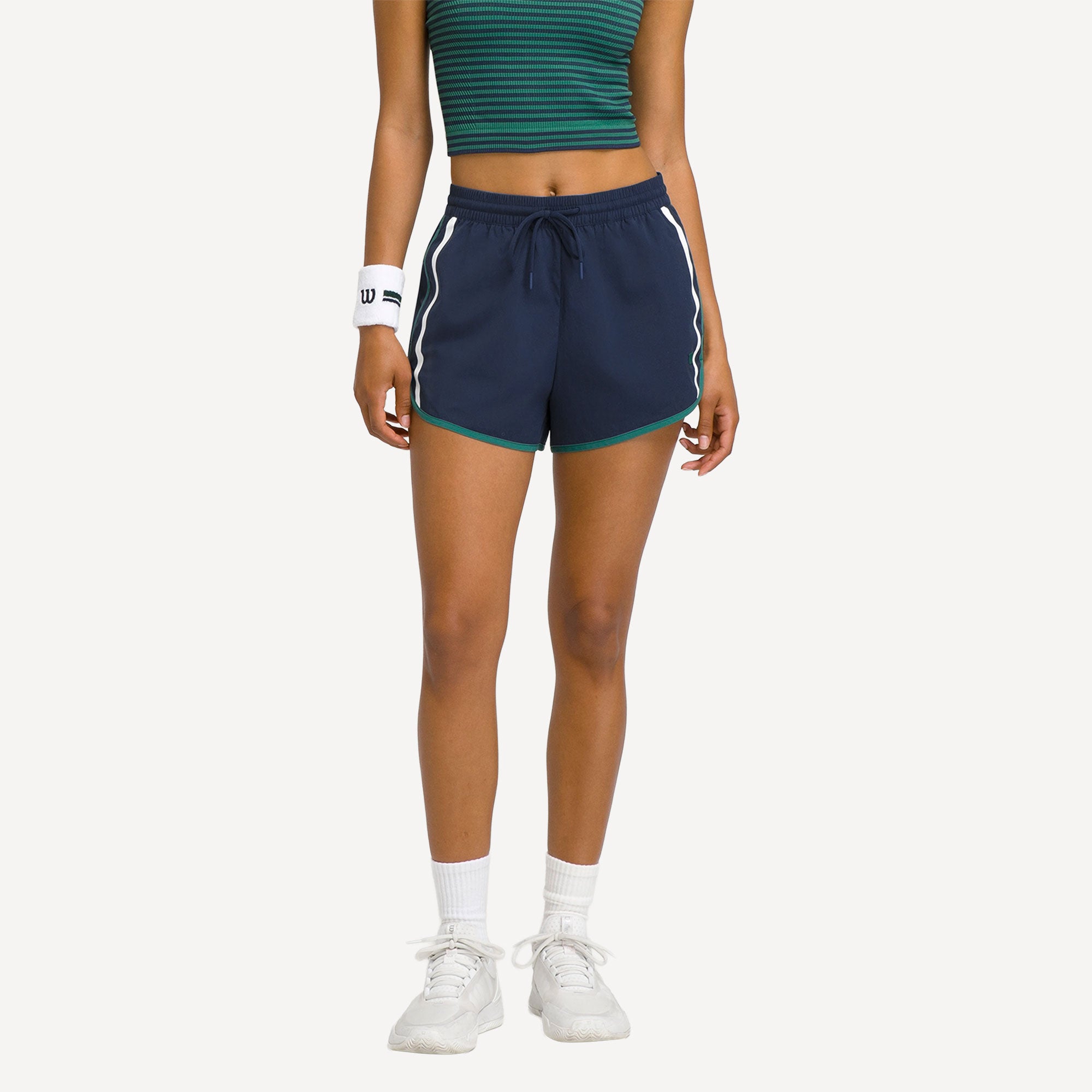 Wilson Ellyn Women's Tennis Shorts - Dark Blue (1)