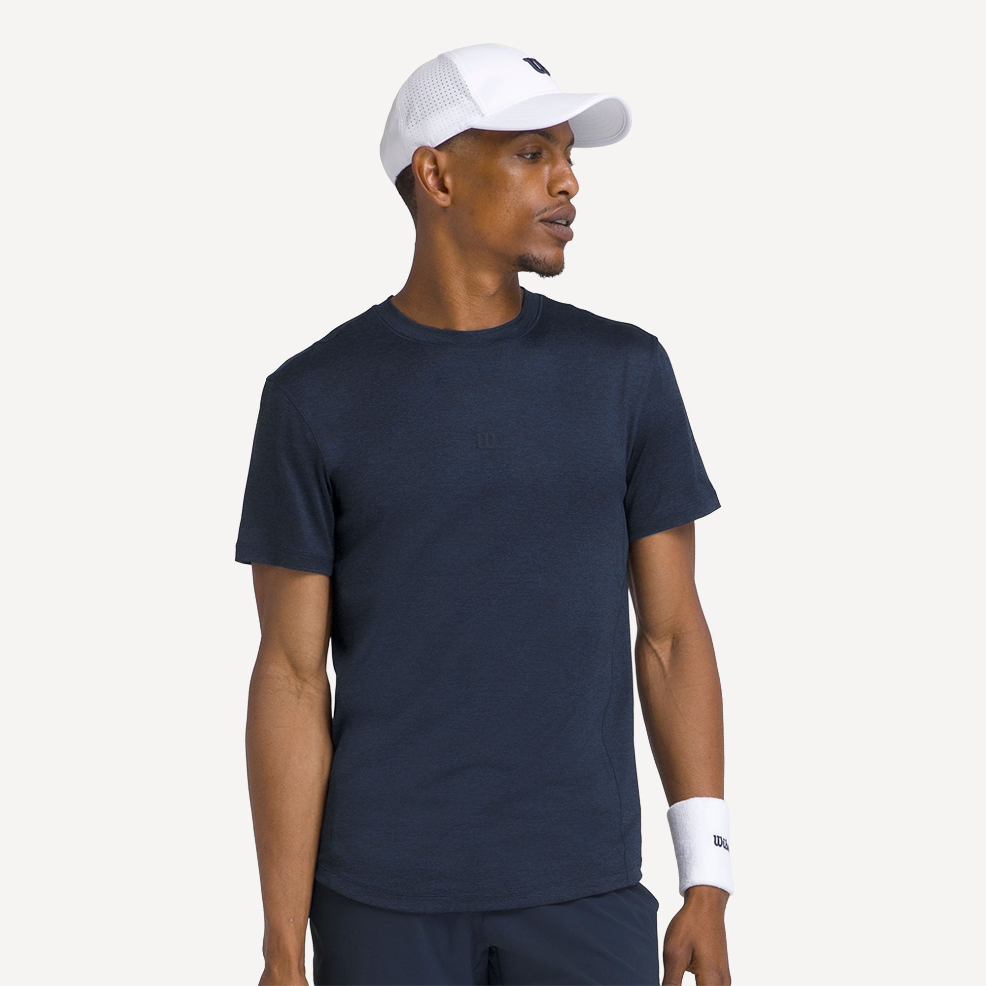 Wilson Everyday Performance Men's Tennis Shirt - Dark Blue (1)